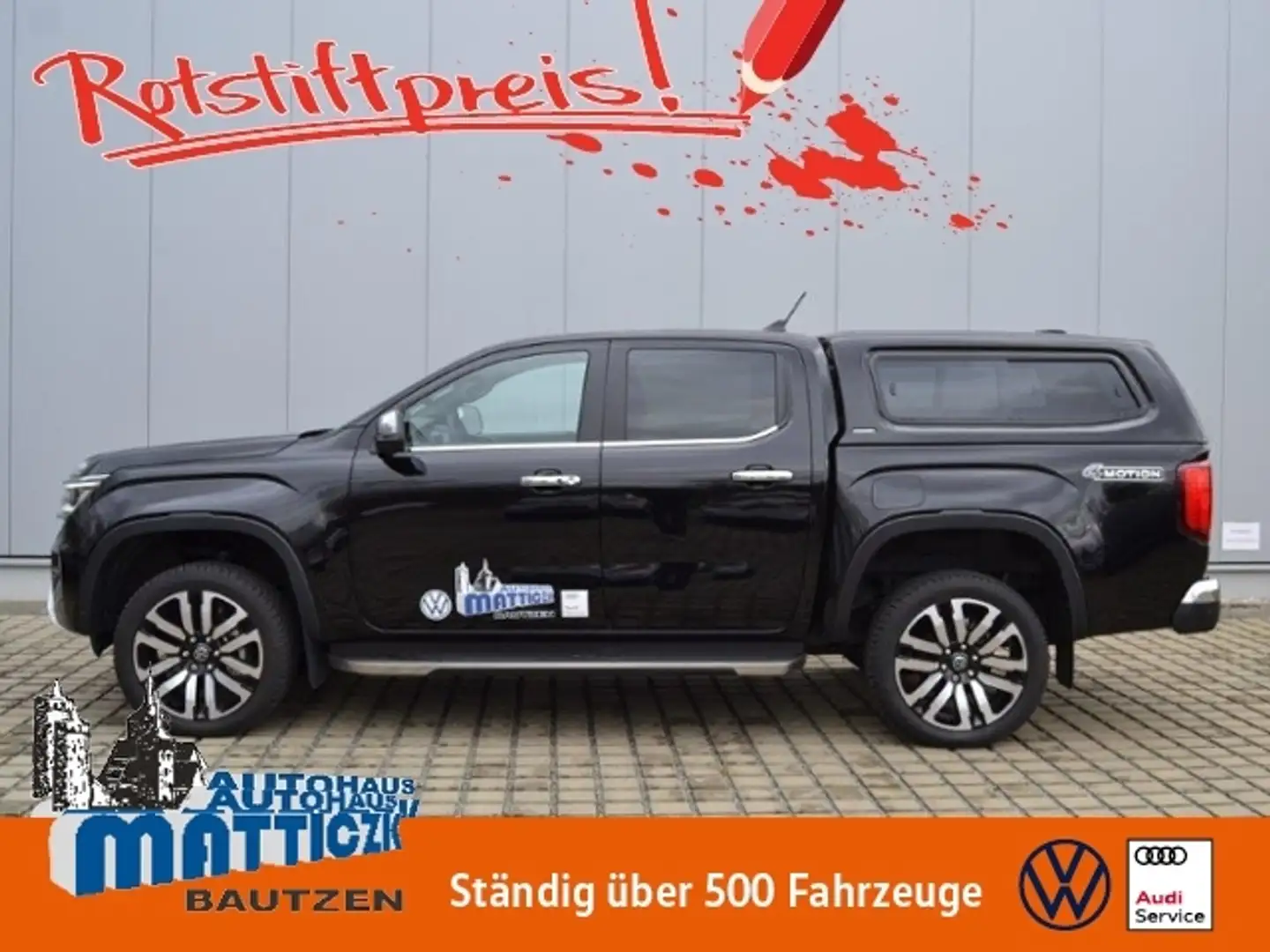 Volkswagen Amarok 3.0 TDI 241 PS 4M Aventura HARDTOP/AHK/STAND-HZ/M Schwarz - 1