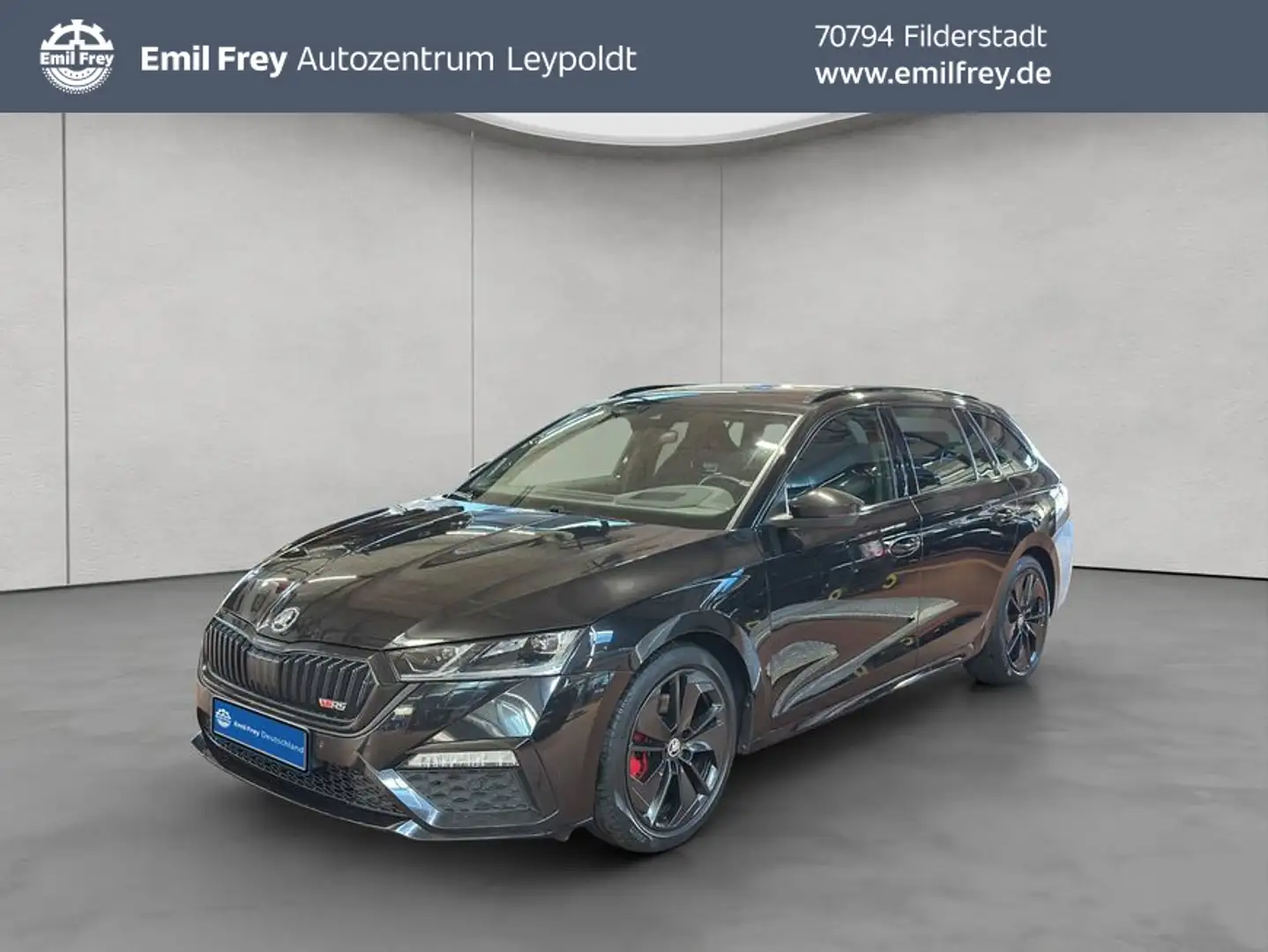 Skoda Octavia Combi RS 2.0 TDI DSG Standheizung Schwarz - 1