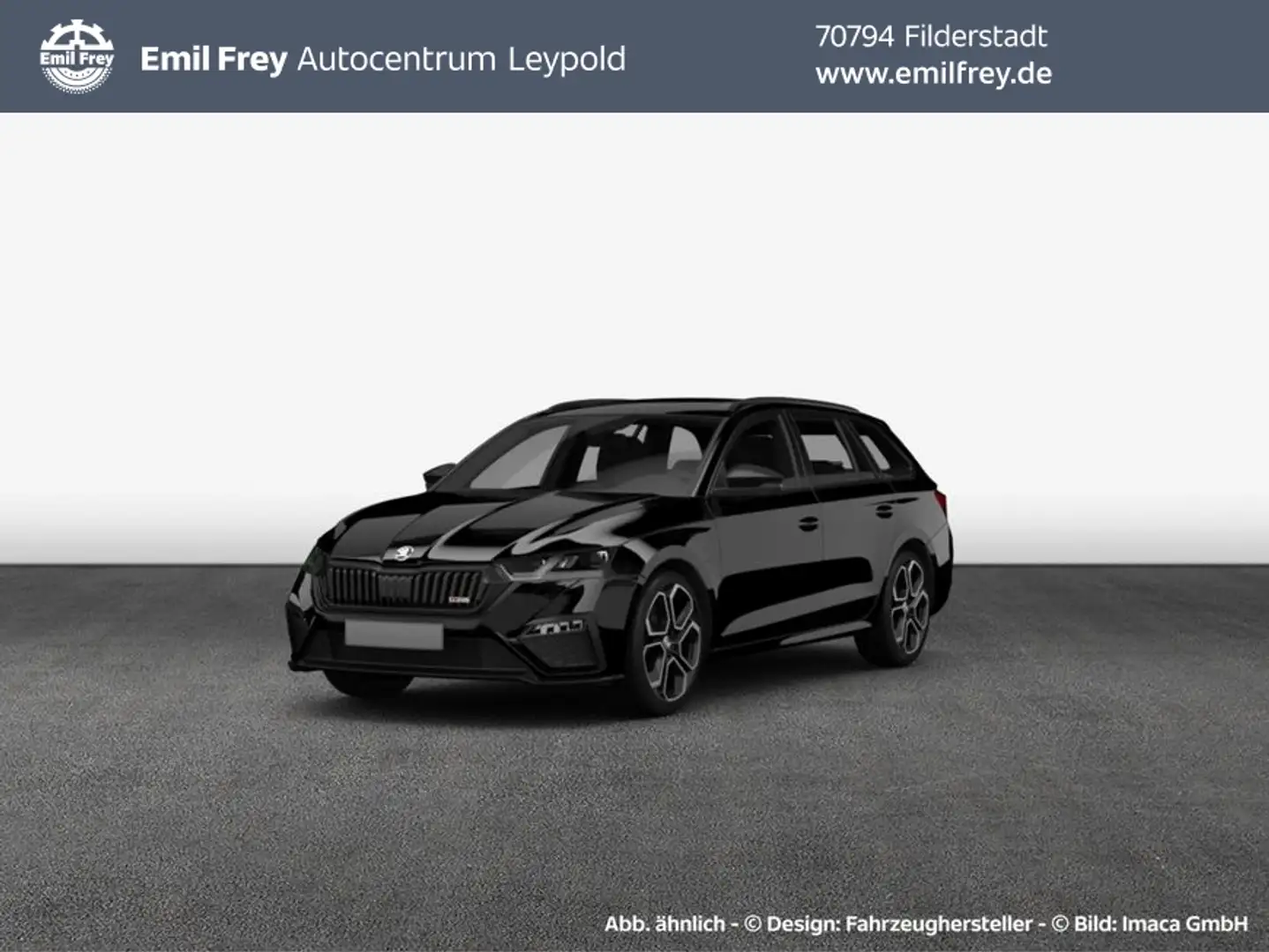 Skoda Octavia Combi RS 2.0 TDI DSG Standheizung Noir - 1