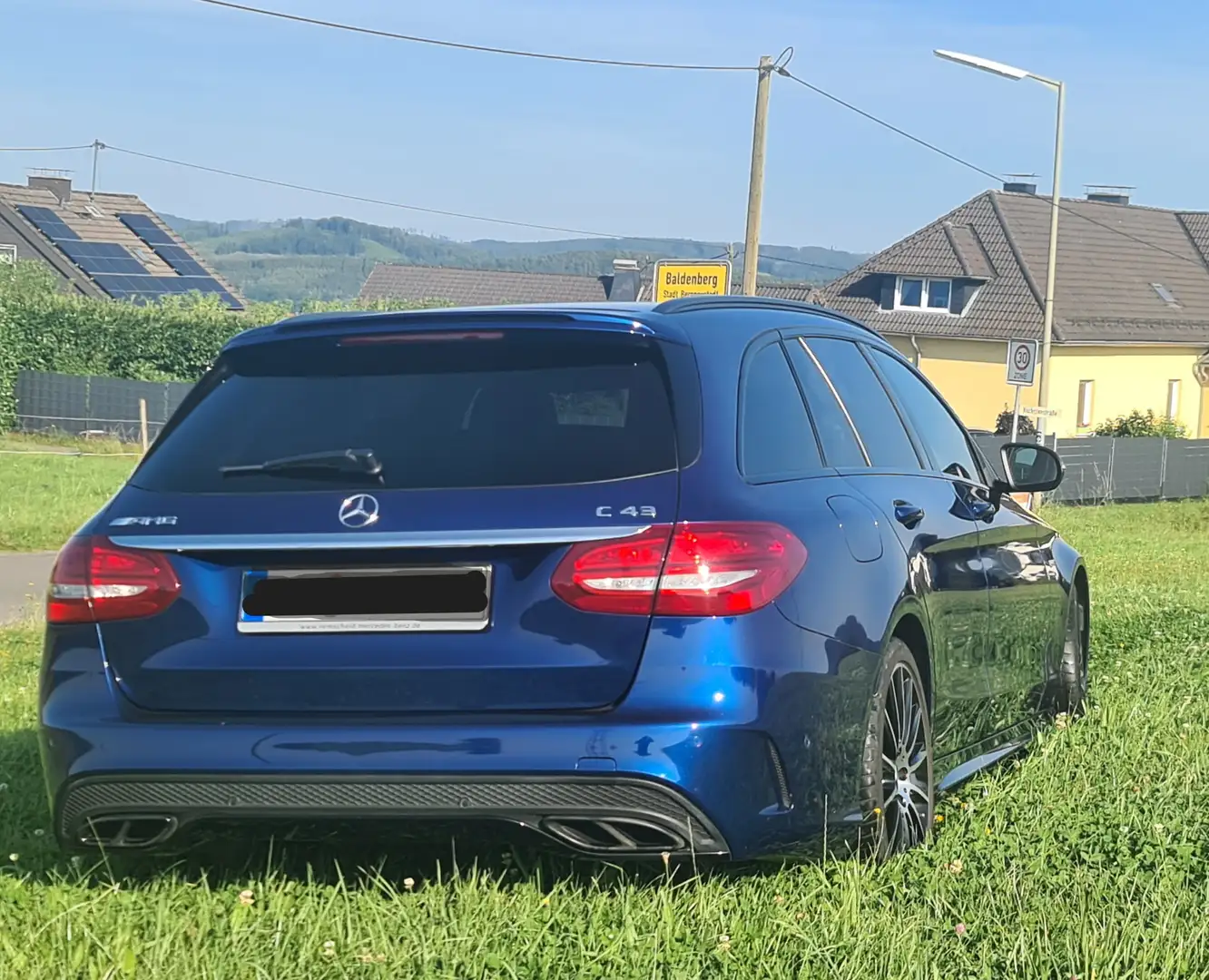 Mercedes-Benz C 43 AMG AMG C 43 4Matic T 9G-TRONIC, AHK,Perfomance,8-fach Kék - 2