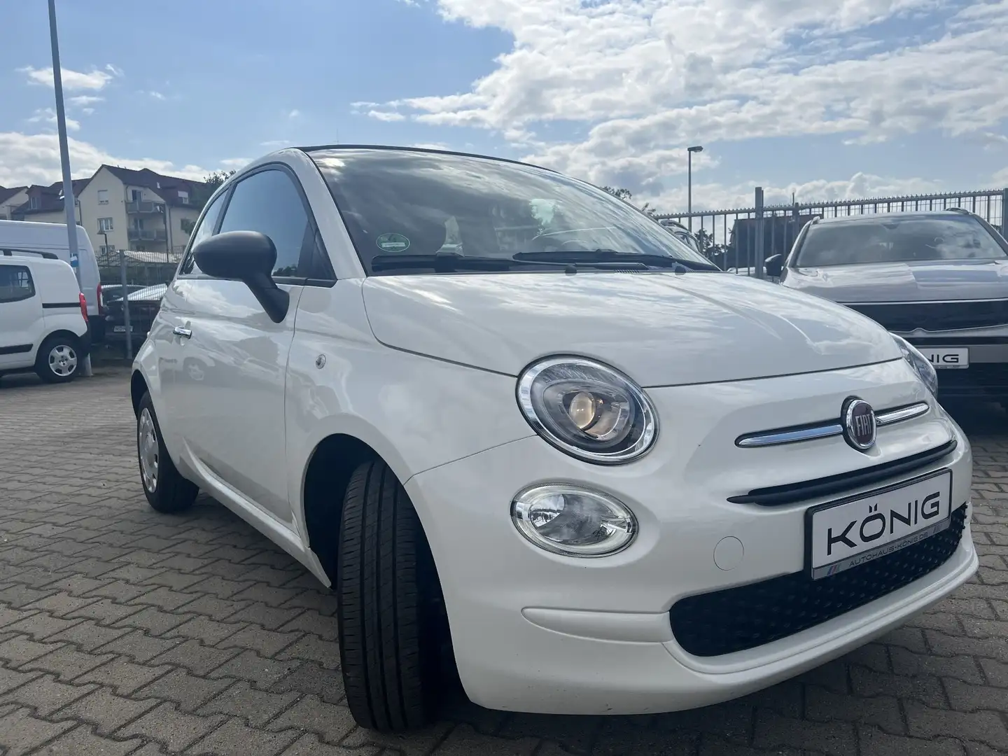 Fiat 500C 1.0 Cabrio Klima*Carplay* Weiß - 1
