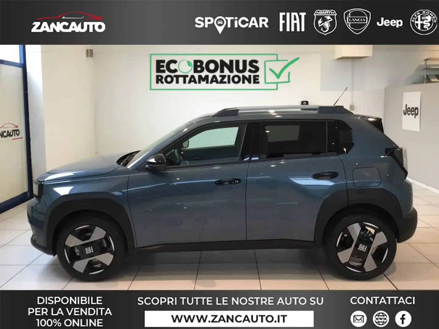 Fiat Grande Panda 44Kwh La Prima PROMO MESE Azul - 1