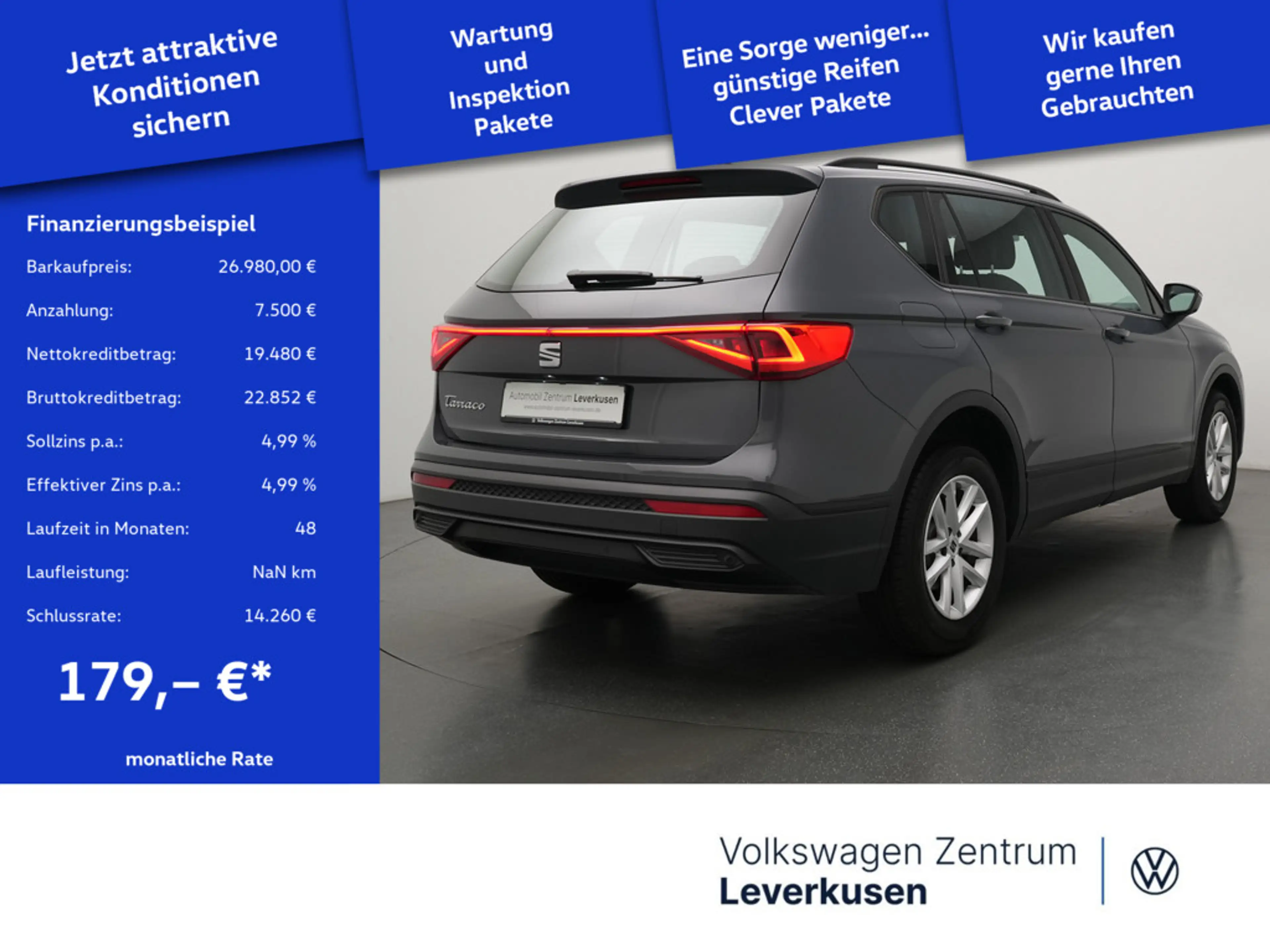 SEAT Tarraco Style 7-SITZE ACC NAVI LED PDC KLIMA — photo 2