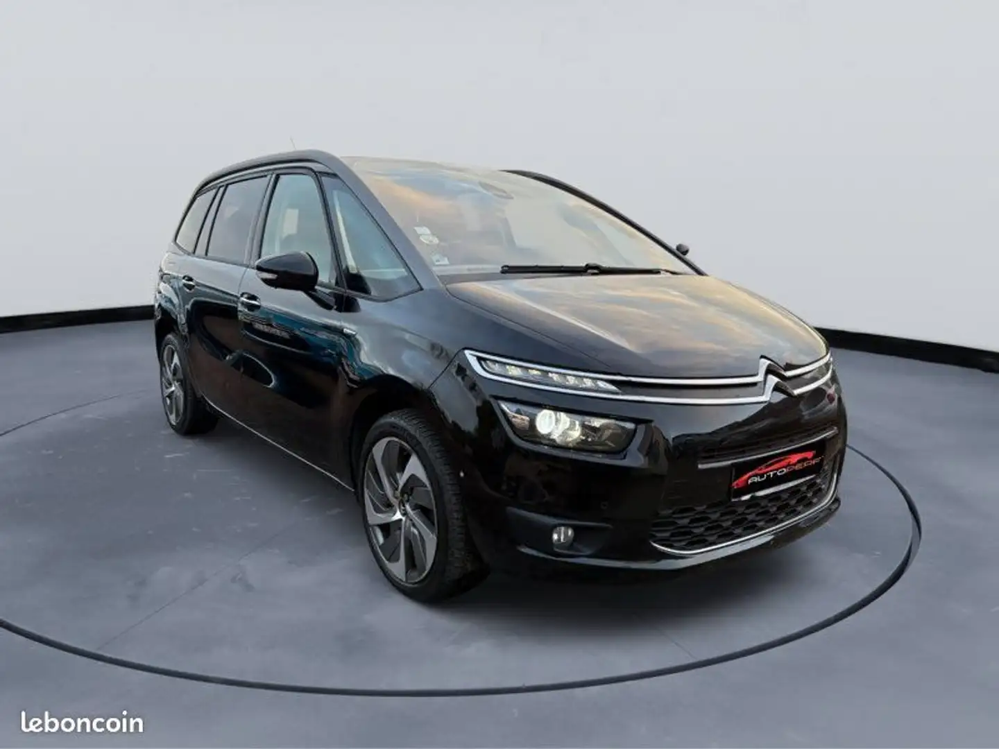 Citroen C4 Picasso Citroën spacetourer 2.0 HDI 150 CH 7 places exclusives boîte automatique toit panoramique siège massant caméra de recul S Schwarz - 2