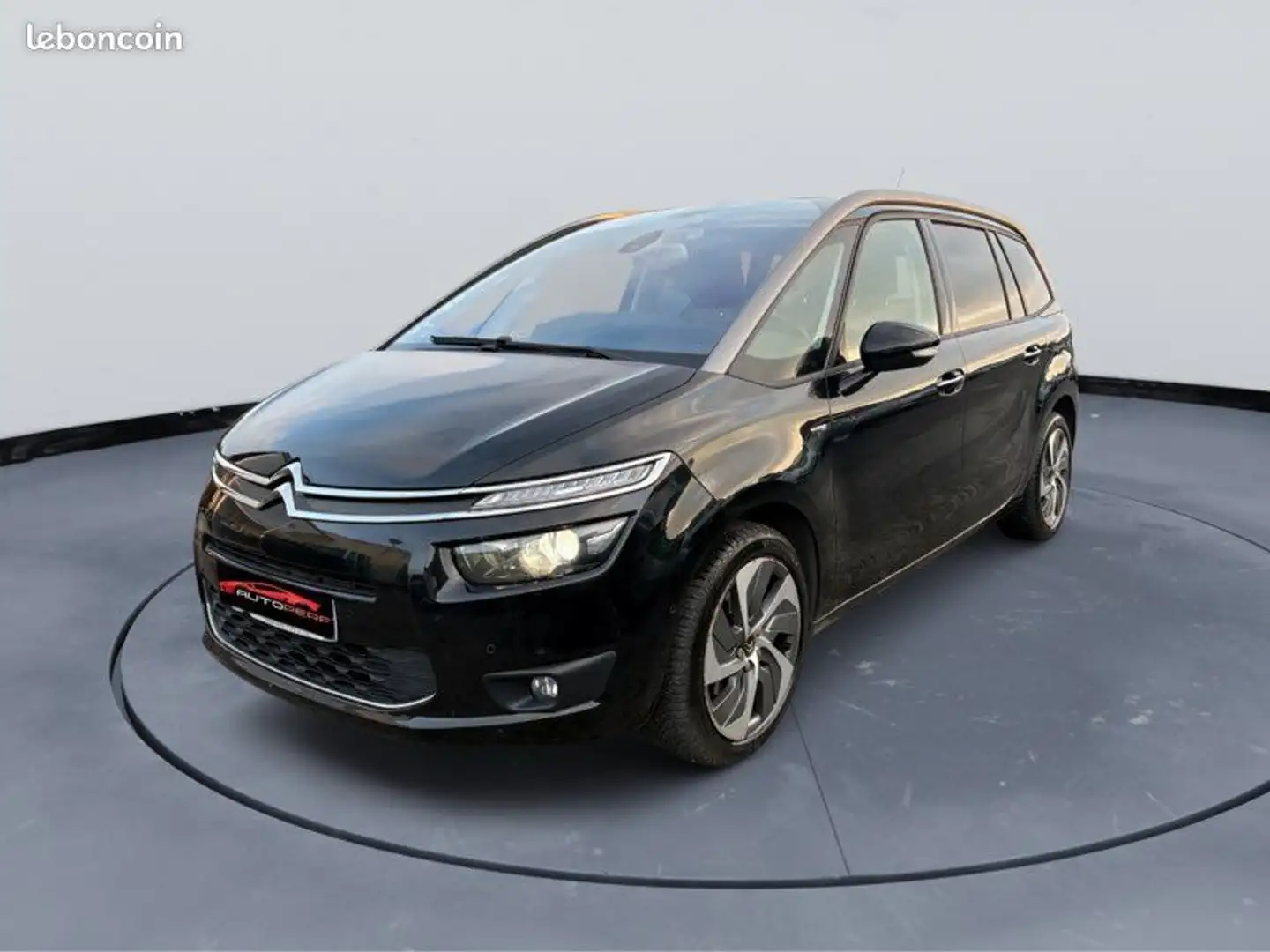 Citroen C4 Picasso Citroën spacetourer 2.0 HDI 150 CH 7 places exclusives boîte automatique toit panoramique siège massant caméra de recul S Schwarz - 1