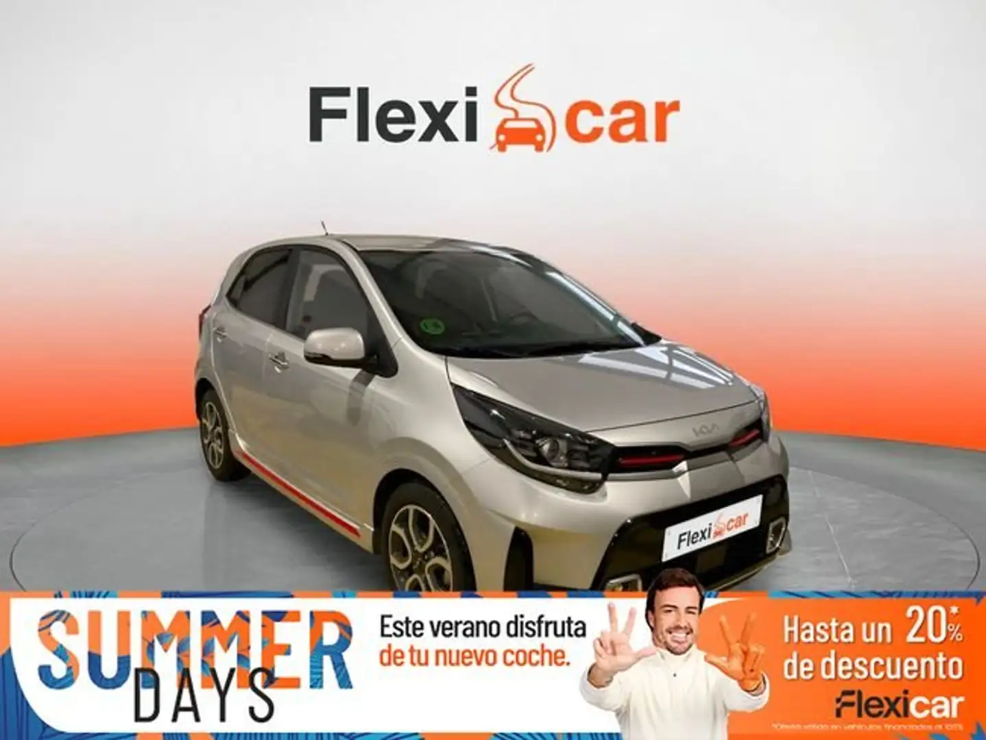 Kia Picanto 1.2+DPi+62kW+%2884CV%29+GT+Line Gris - 1