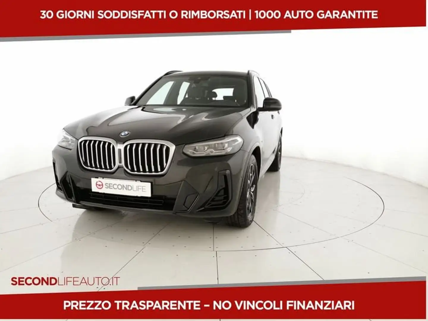 BMW X3 xdrive20d mhev 48V Msport auto Nero - 1