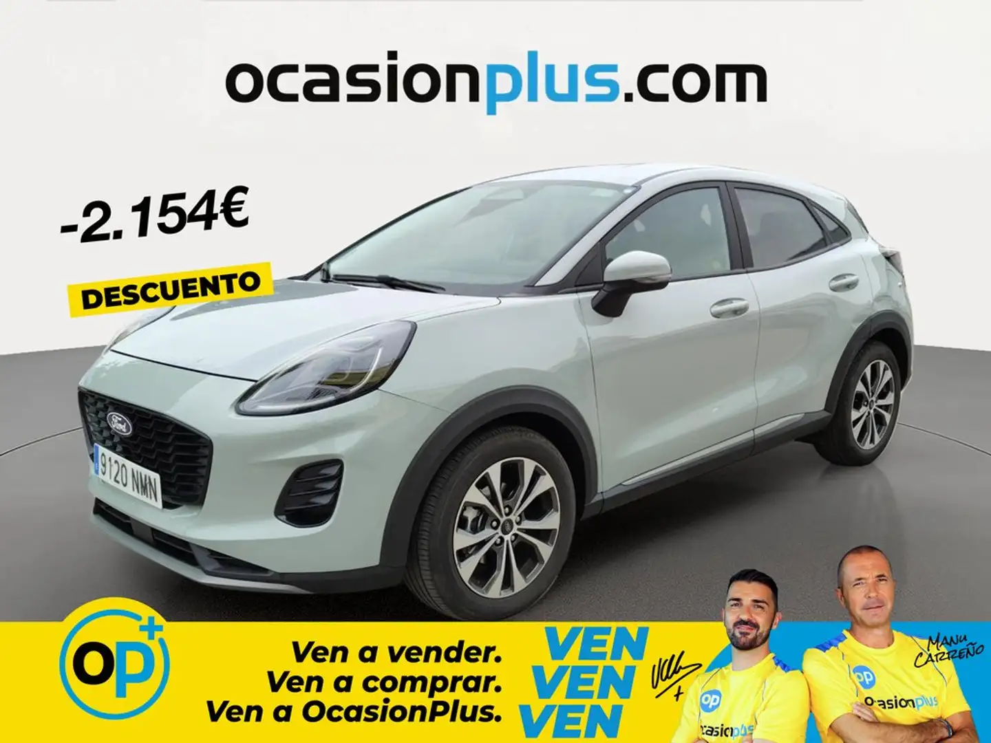 Ford Puma 1.0 EcoBoost MHEV Titanium Aut. 125 Gris - 1