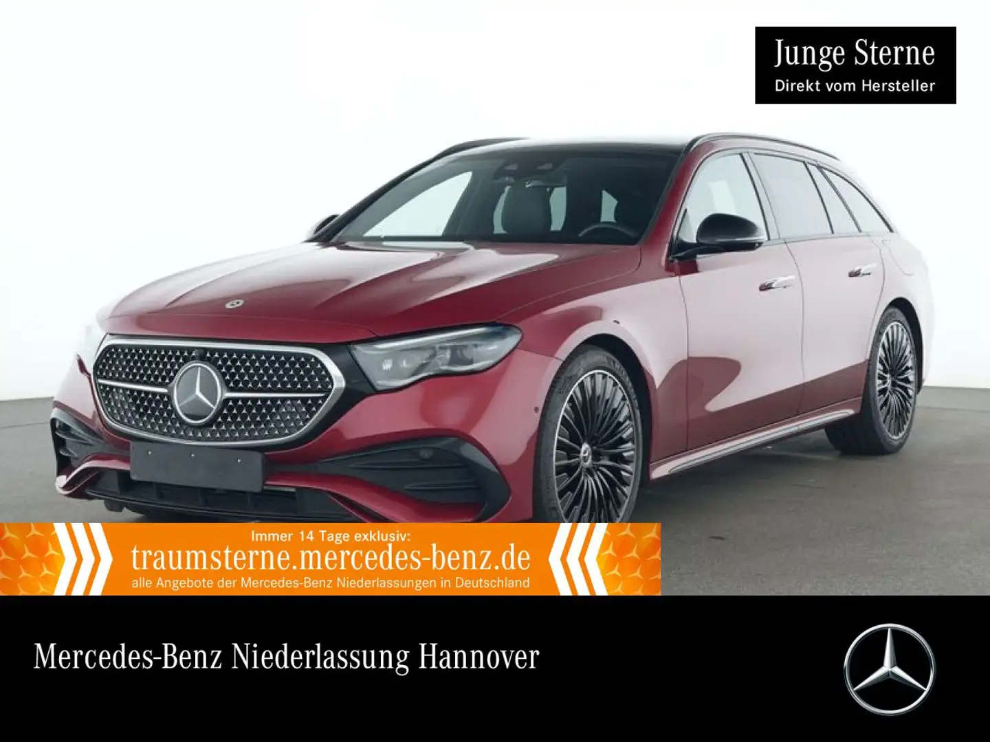Mercedes-Benz E 300 e T AMG Fahrass 360° Pano Burmester Distr. Rouge - 1