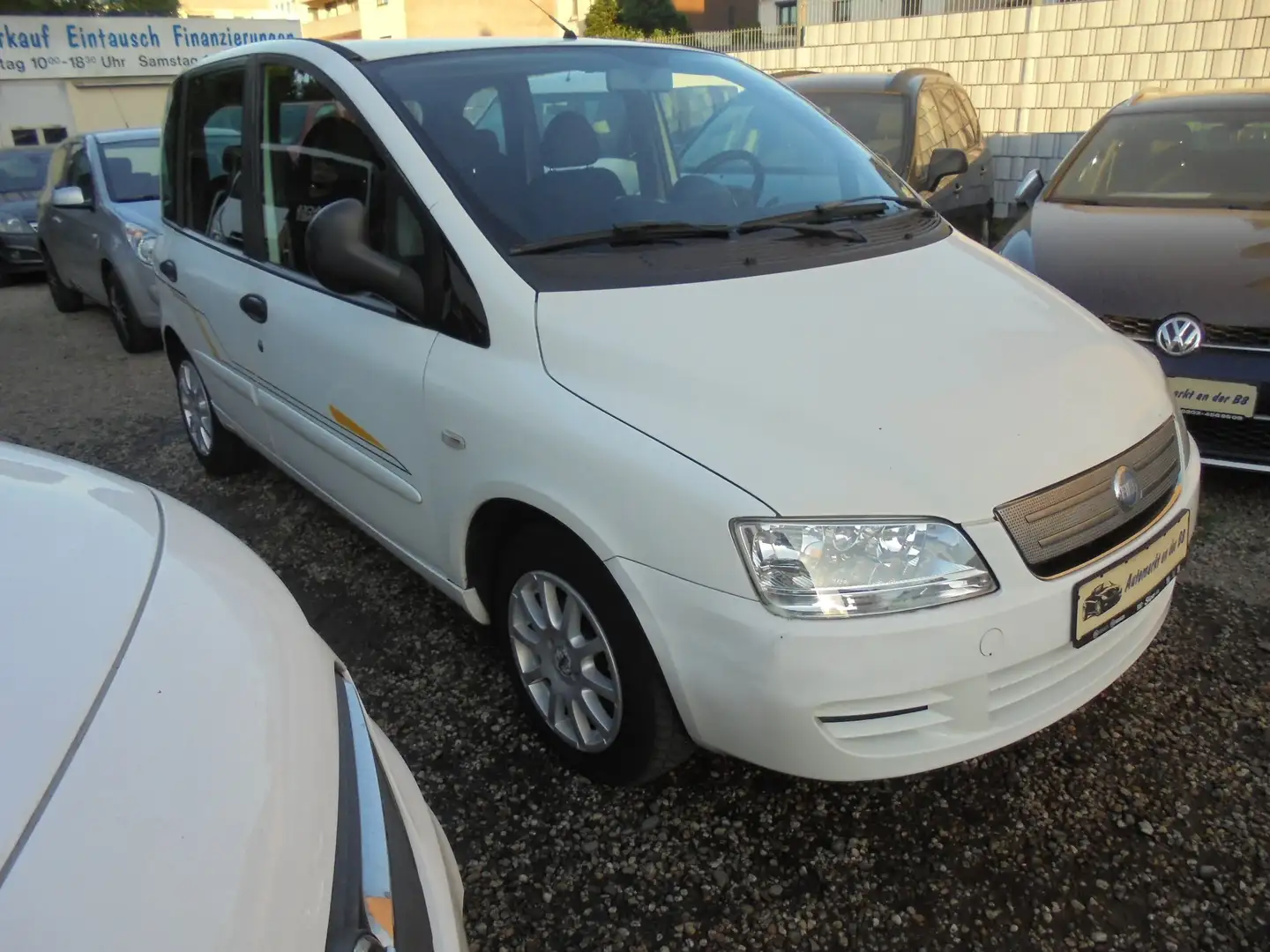 Fiat Multipla 1.6 16V Dynamic 6-Sitze,Klima,AHK,3-Hand!!! Blanc - 1