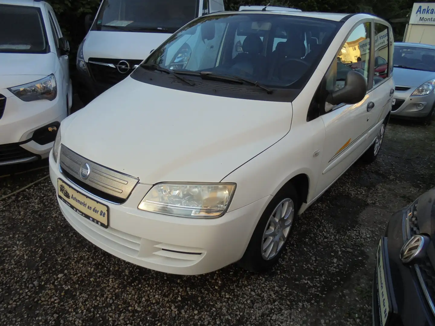 Fiat Multipla 1.6 16V Dynamic 6-Sitze,Klima,AHK,3-Hand!!! Blanc - 2