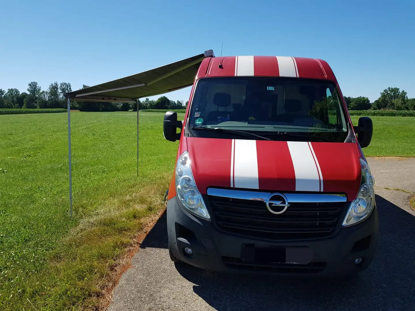 Opel Movano Campervan - sofort reisefertig Rot - 1