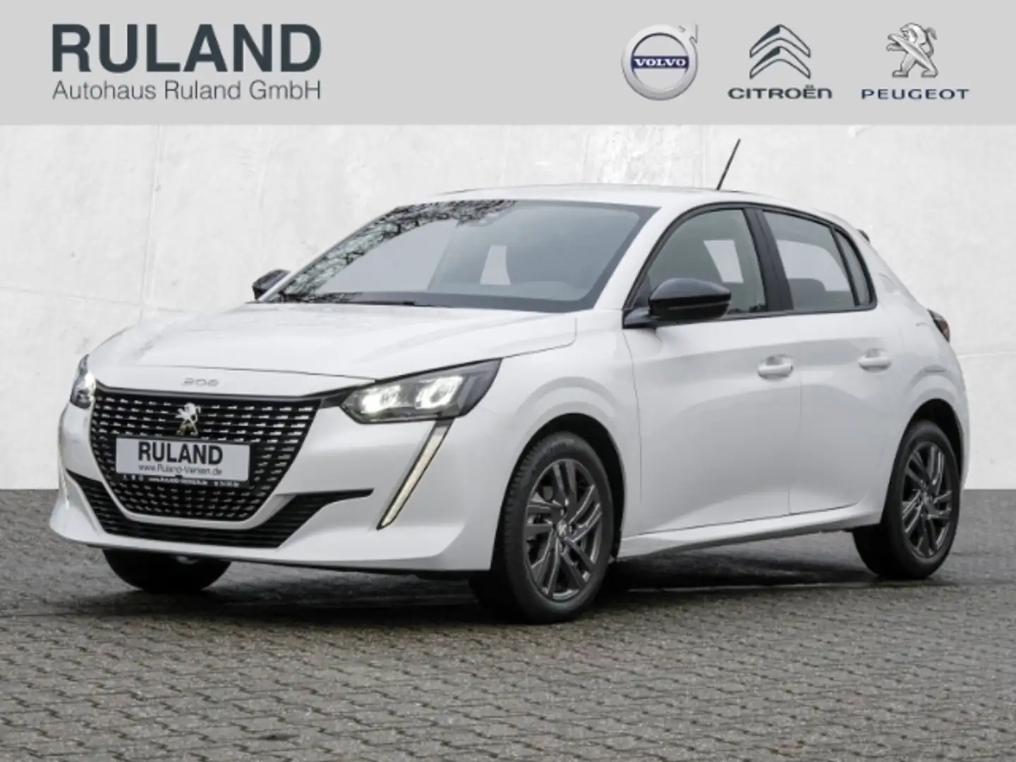 Peugeot 208 Active Pack Pure Tech 75 Klima Mirror Screen Einpa Bianco - 1