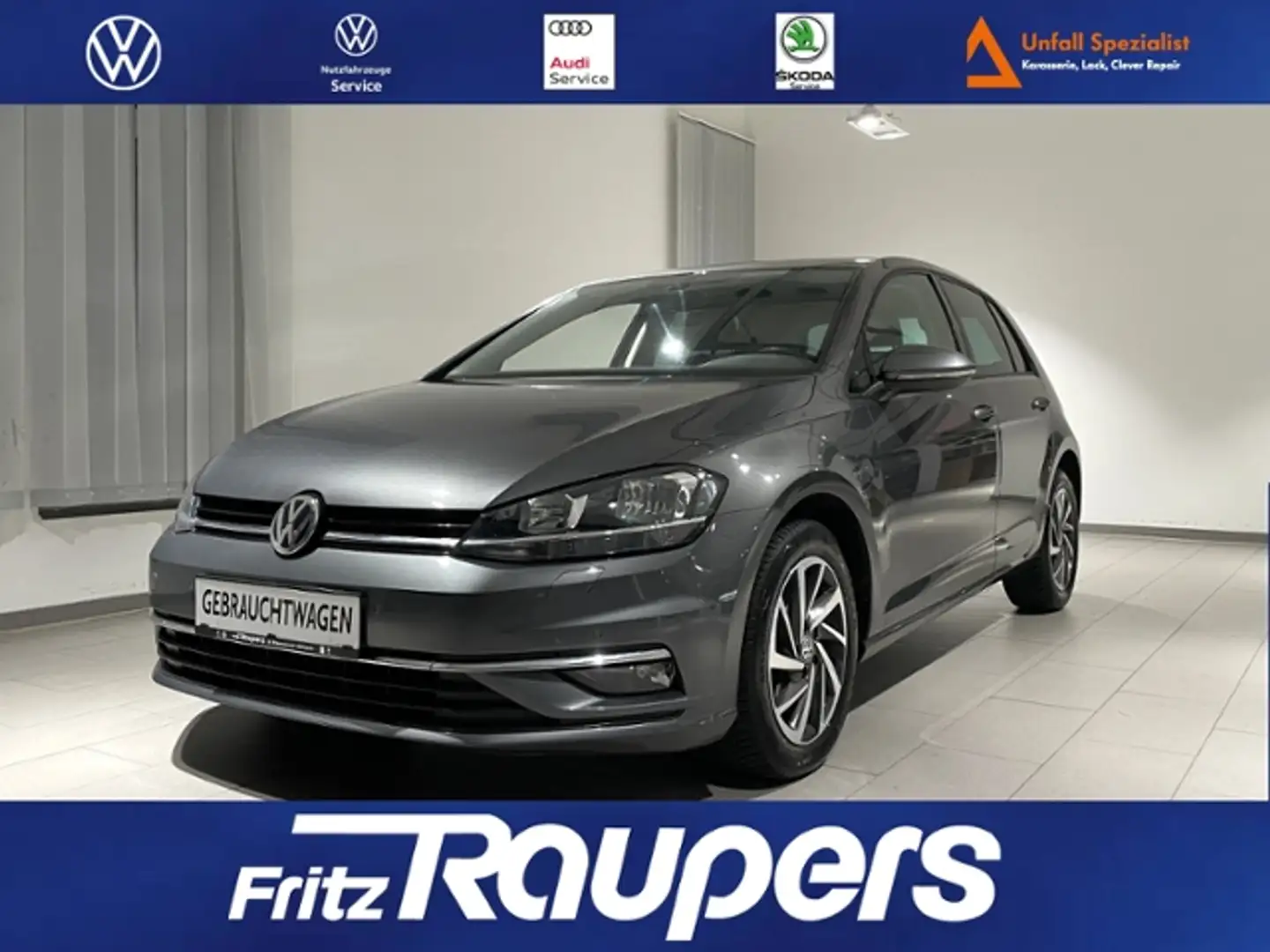 Volkswagen Golf 1.6 TDI DSG Sound +NAVI+ALLWETTER Gris - 1