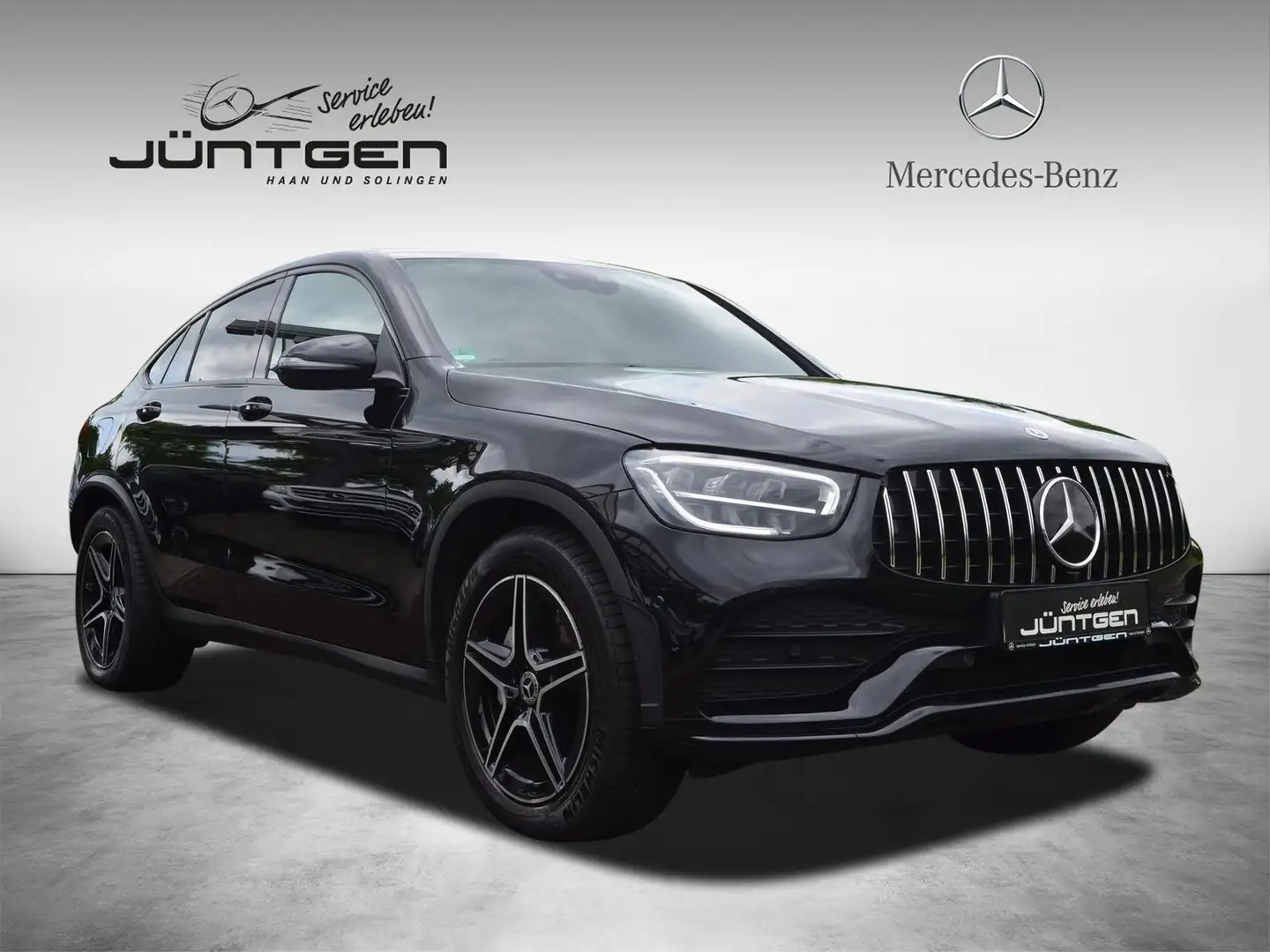 Mercedes-Benz GLC 300 d Coupé AMG 4M DSC BURMESTER SD 360° LED Zwart - 1