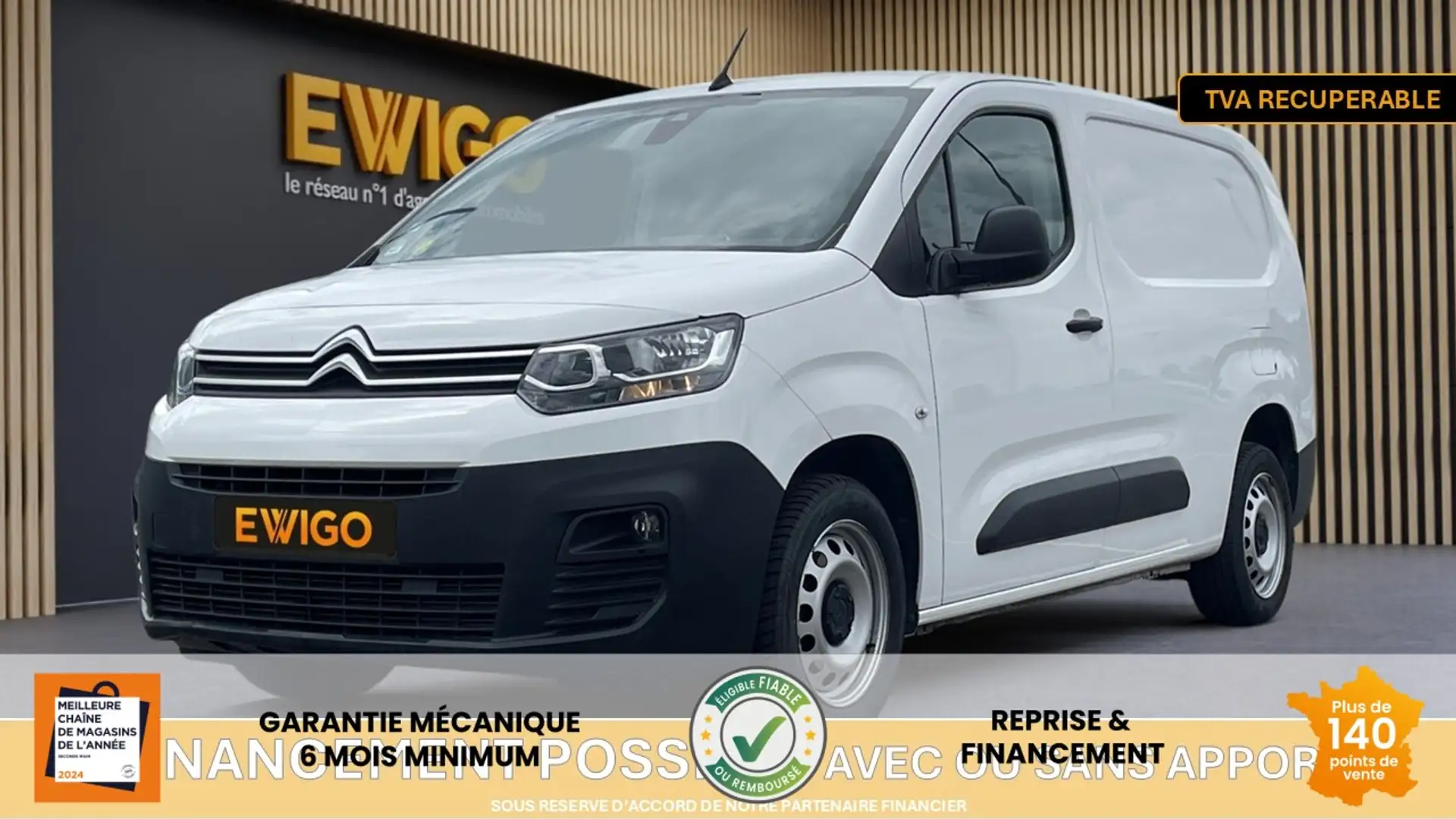 Citroen Berlingo III TAILLE XL 950KG BLUEHDI 100ch S&S CLUB / TVA R - 1
