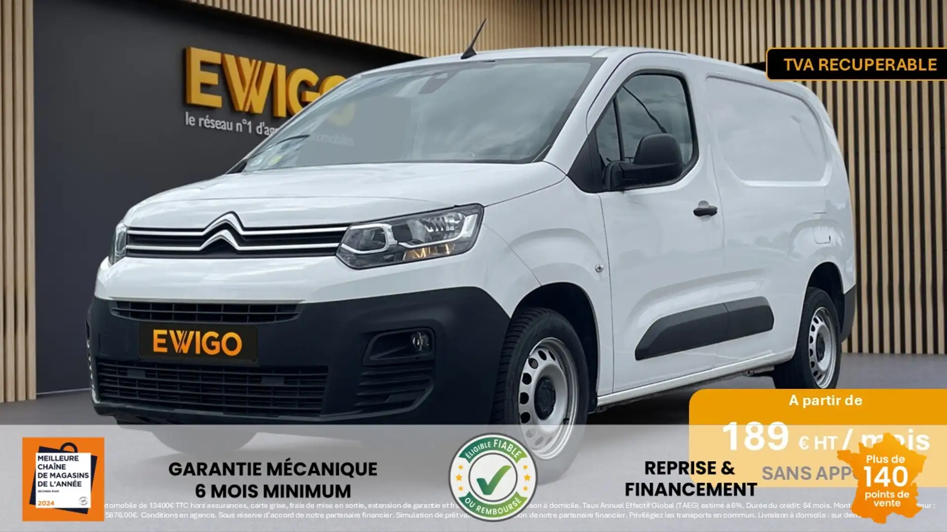 Citroen III TAILLE XL 950KG BLUEHDI 100ch S&S CLUB / TVA R - 1