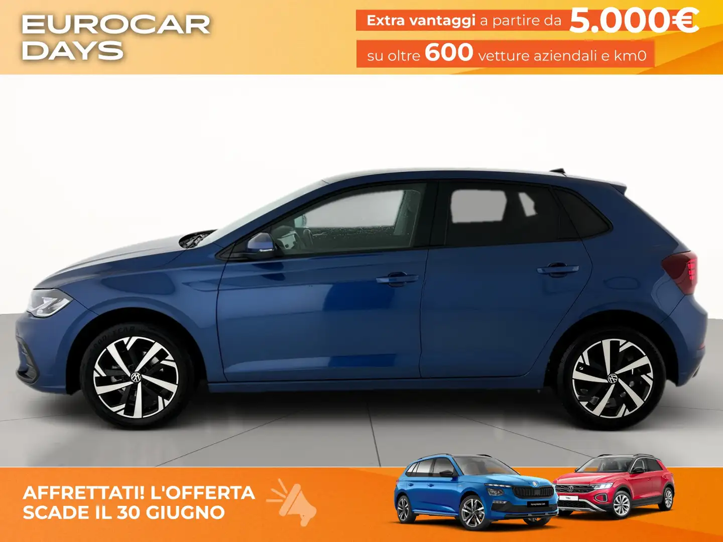 Volkswagen Polo 1.0 tsi edition plus 95cv dsg Blu/Azzurro - 2