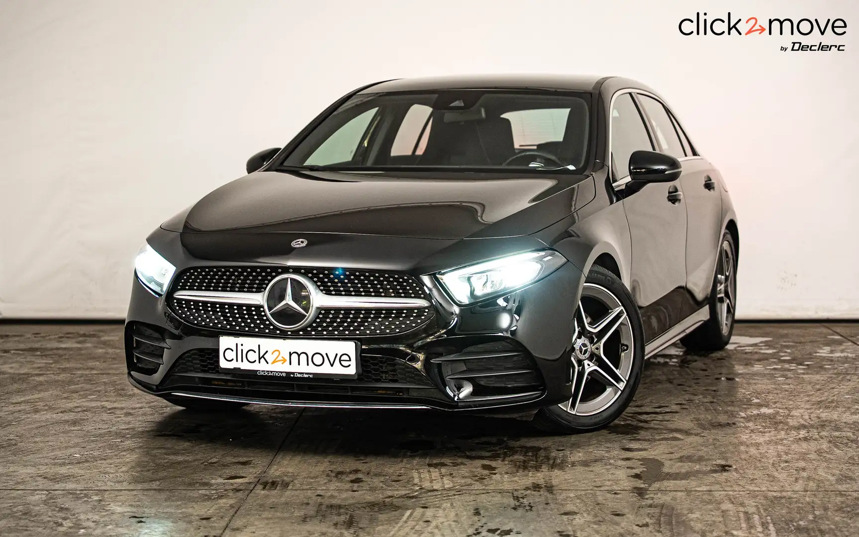 Mercedes-Benz A 180 A 180 AMG Line Zwart - 1