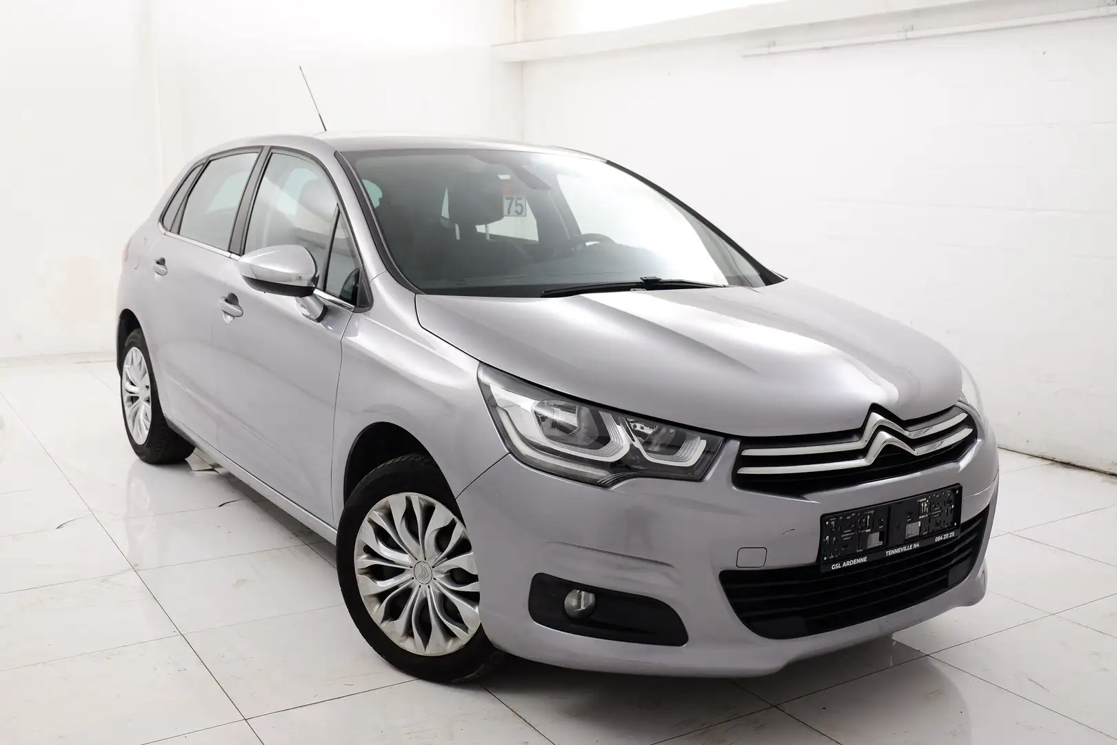 Citroen C4 1.2 110 CV # AIRCO, GPS, CRUISE, 1ER PROPRIO Gris - 1