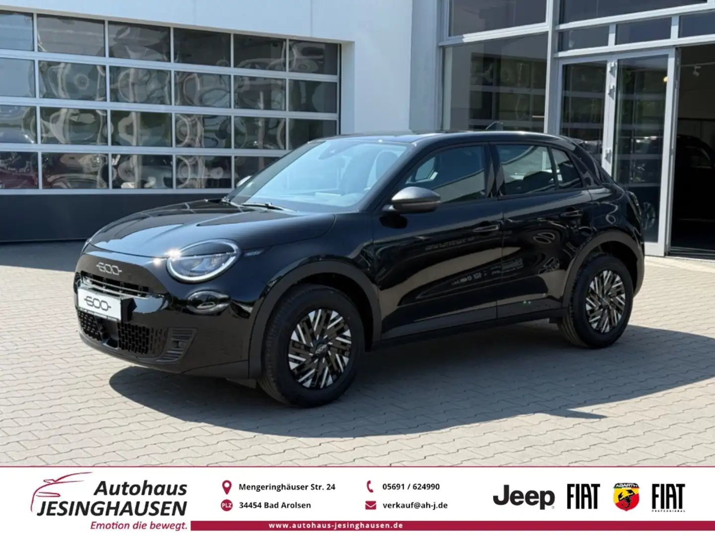 Fiat 600 MHEV Special Edit.+Rückfahrkam.+Navi+Sitzh. Negro - 1