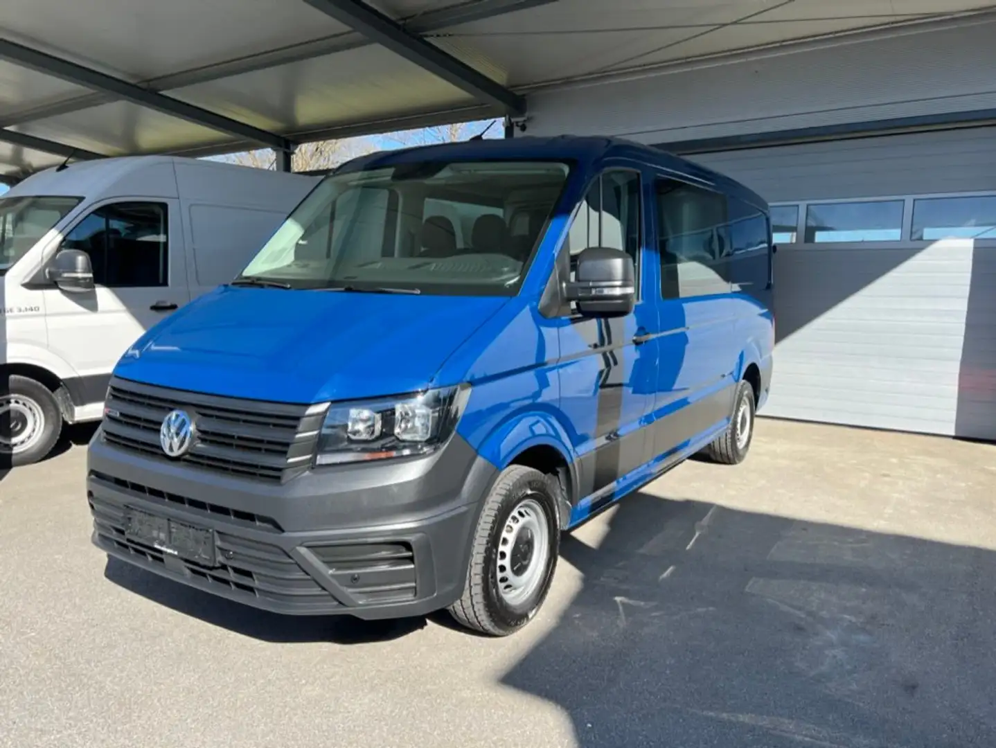 Volkswagen Crafter 35 Doka-Kasten L3H2 TDI 4MOTION Aut. KLIMA/PARKTR. Blau - 2