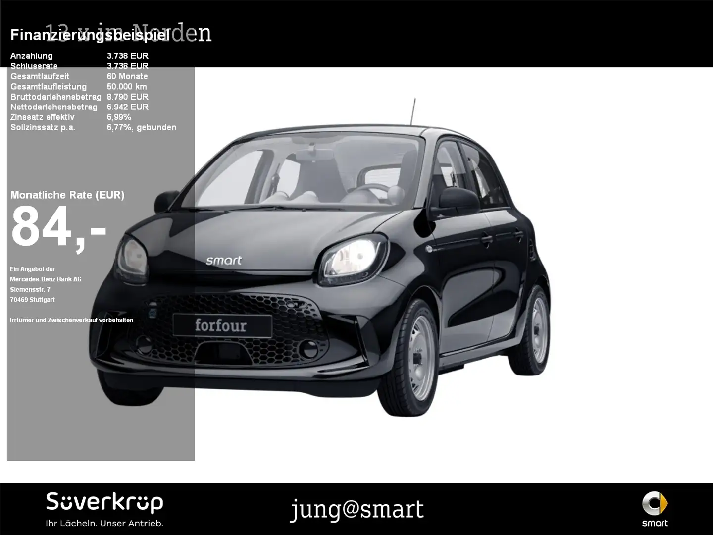smart forFour EQ  22KW SHZ Schwarz - 1