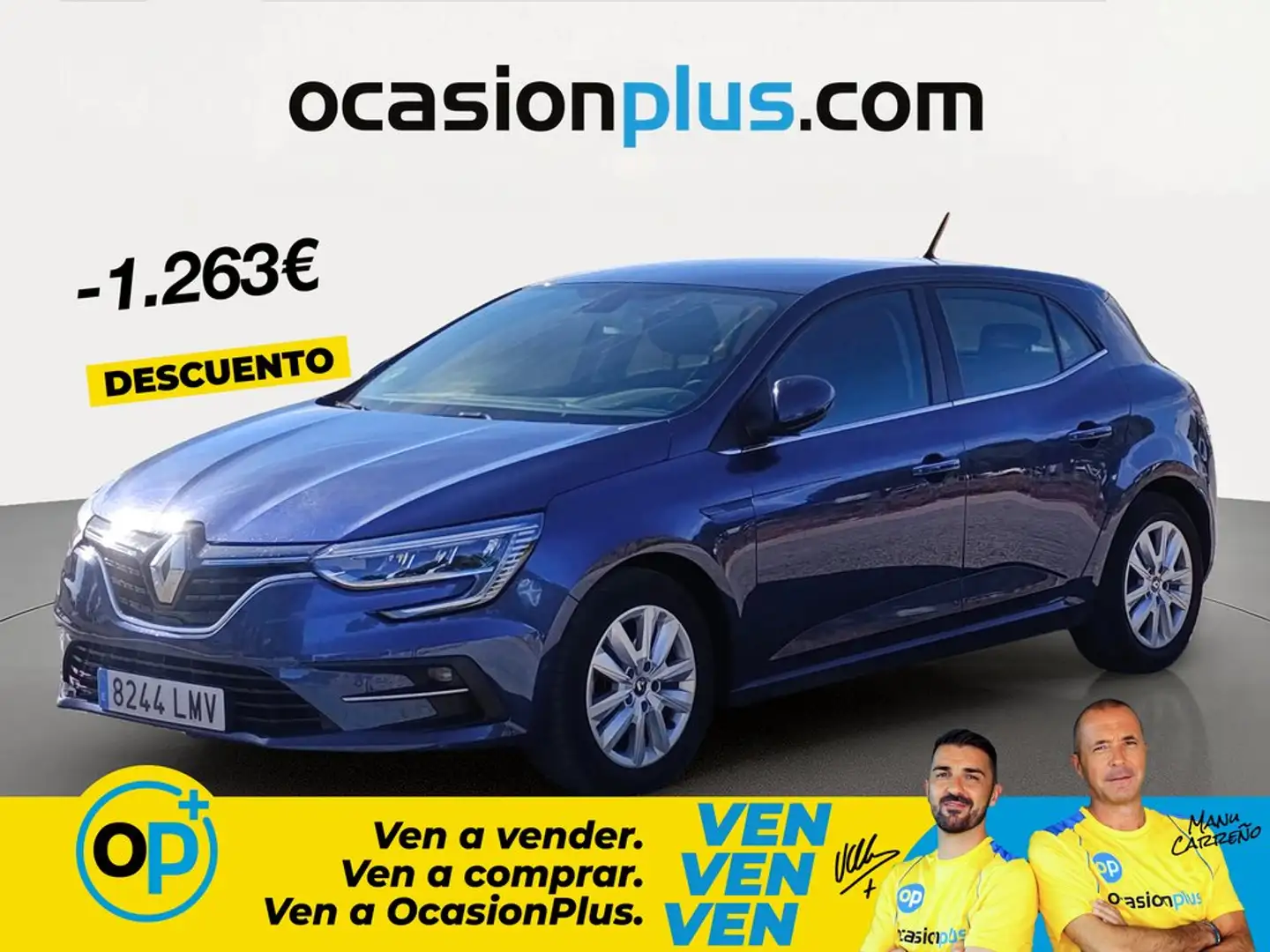 Renault Megane 1.5dCi Blue Intens 85kW Azul - 1