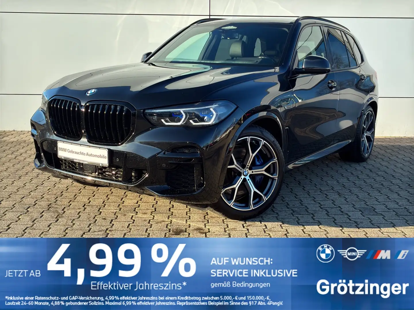BMW X5 xDrive45e iPerformance M Sportpaket Laser+AHK Schwarz - 1