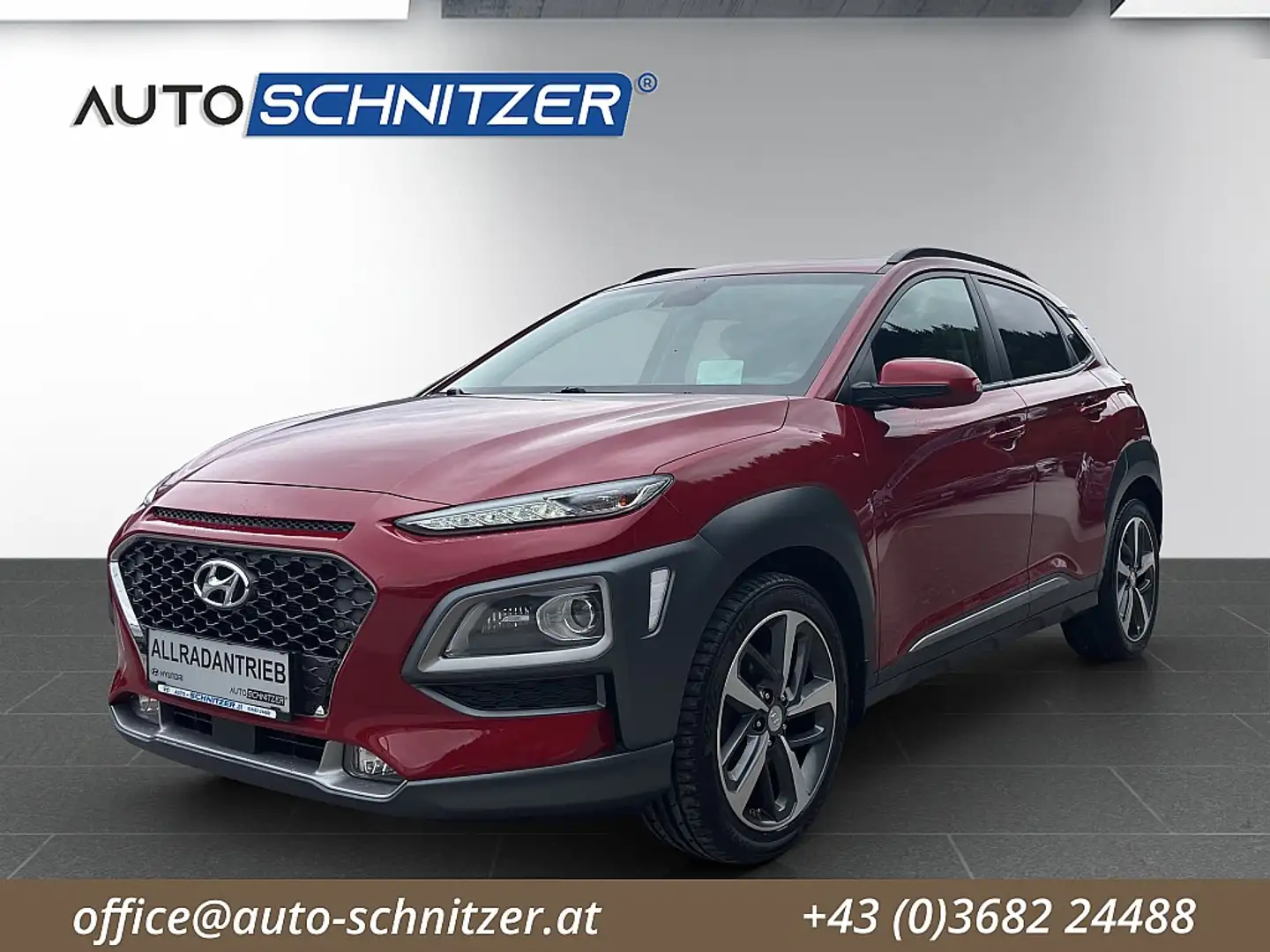 Hyundai KONA Kona 1,6 T-GDi 4WD Level 6 DCT Aut. Rouge - 1