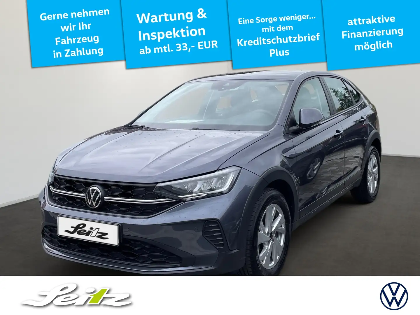 Volkswagen Taigo 1.0 TSI *LED*PDC*SITZH* Grau - 1