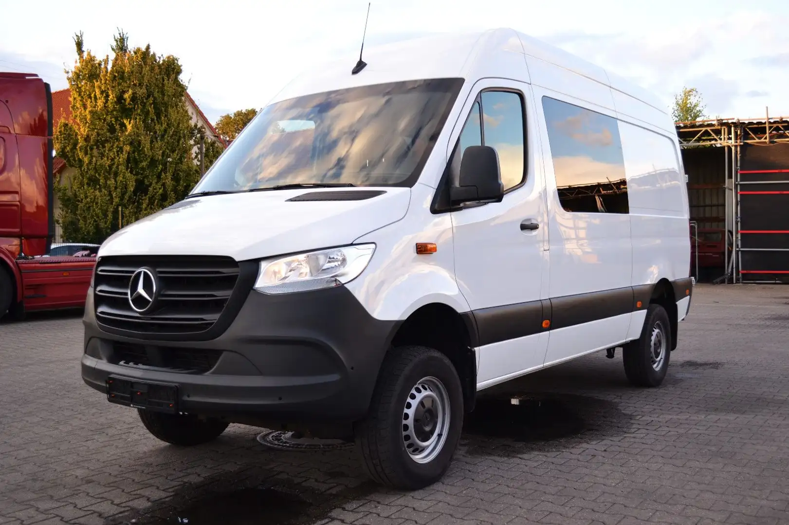 Mercedes-Benz Sprinter 316CDI 4x4 Allrad Automat Mixto 5 Sitze Blanc - 2