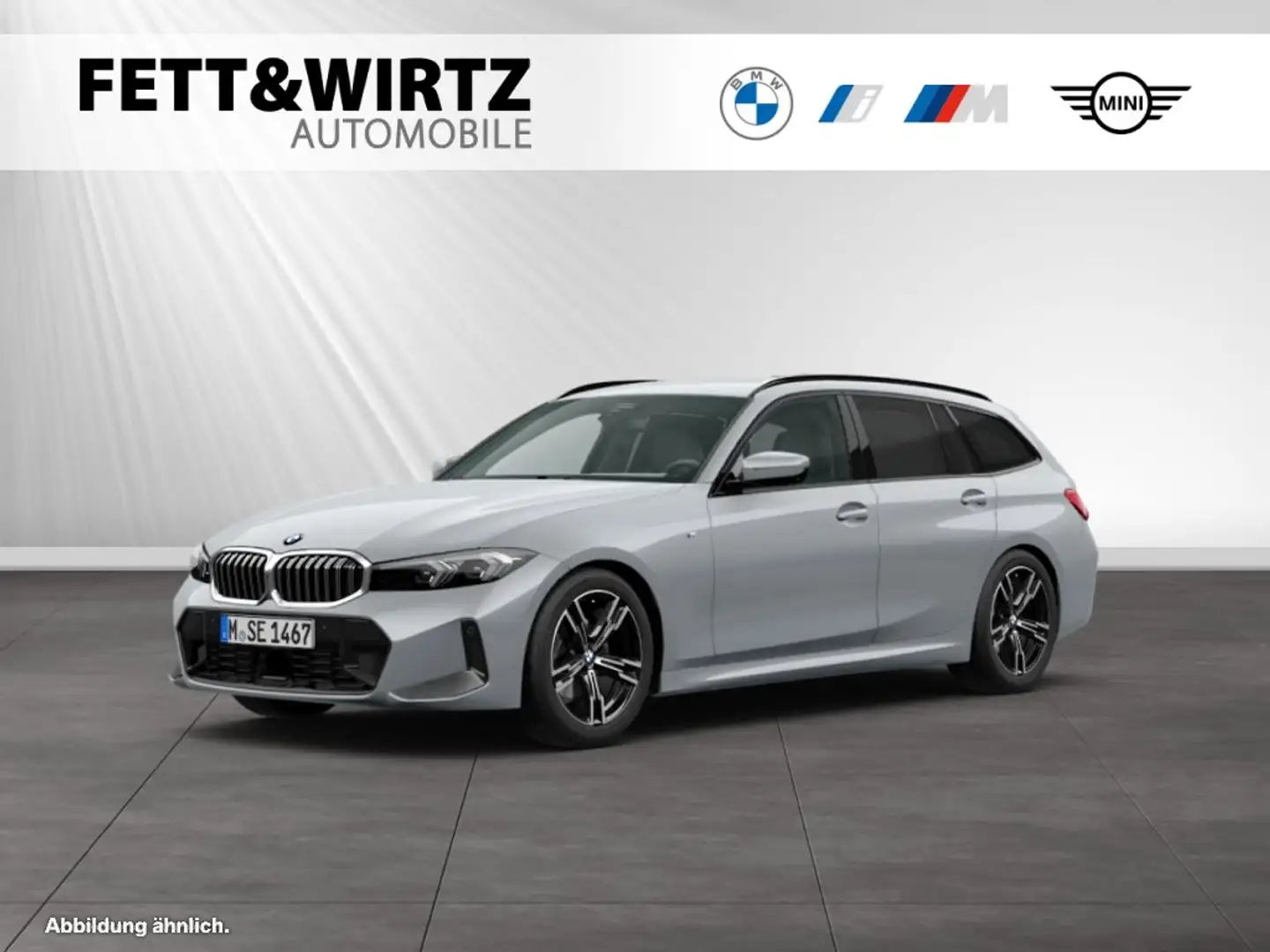 BMW 318 i Touring M Sport|Anhängerk.|DAProf.|Head-Up Grau - 1