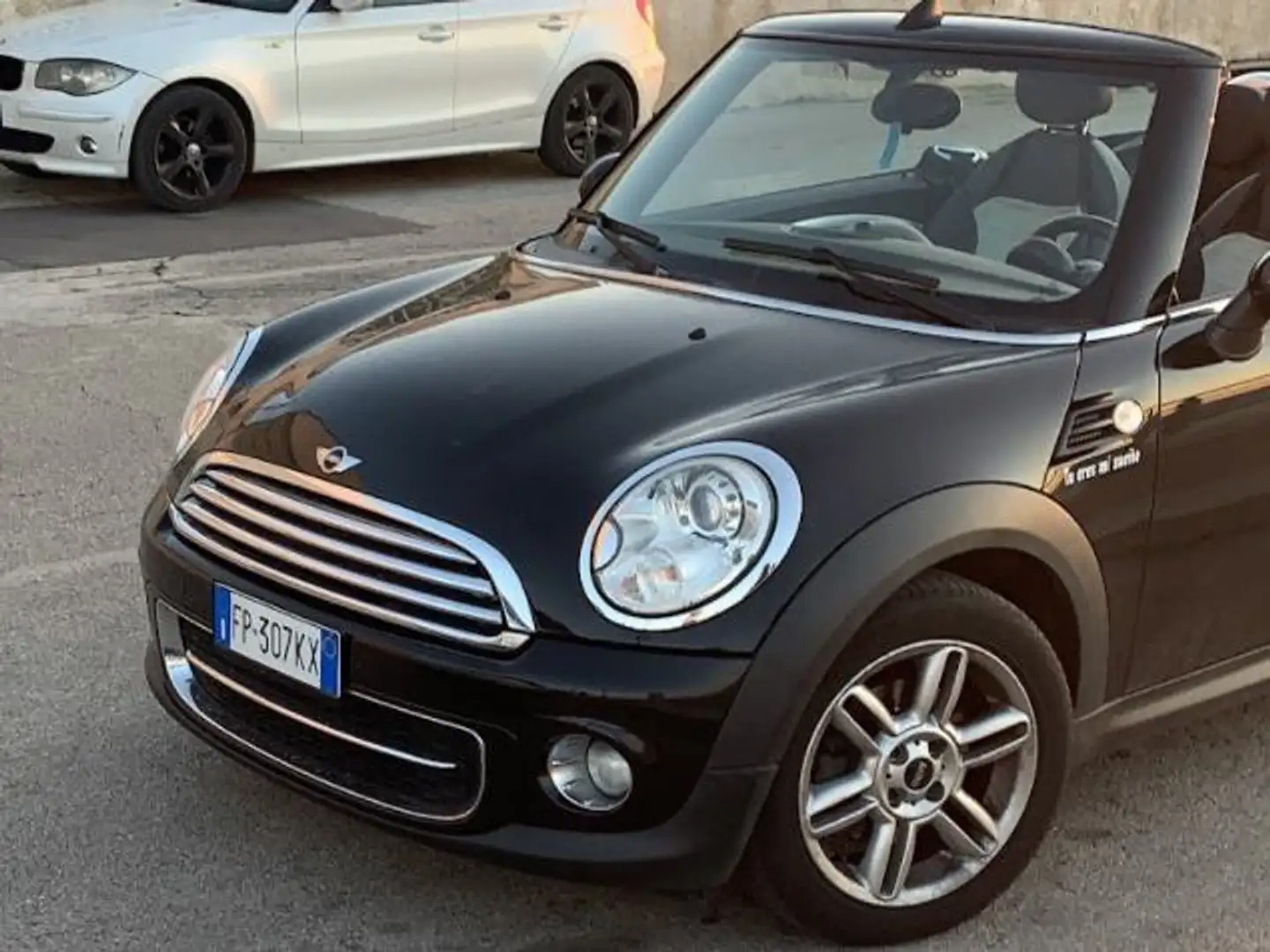 MINI Cooper D Cabrio R56 Fekete - 2