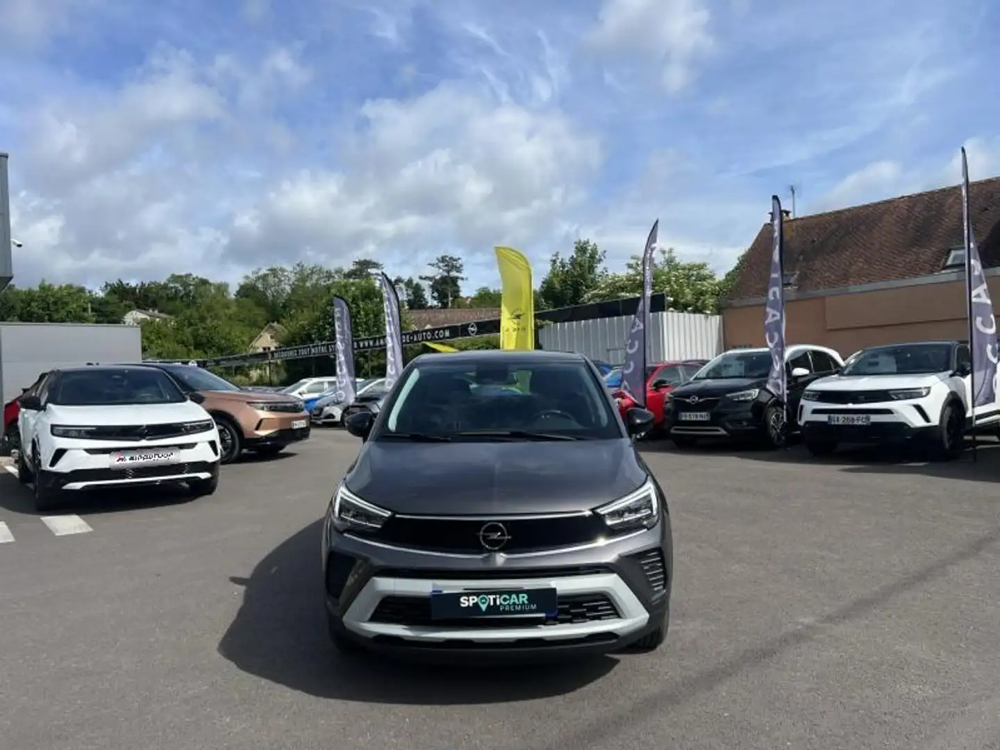 Opel Crossland 1.2 Turbo 110ch Elegance Gris - 2