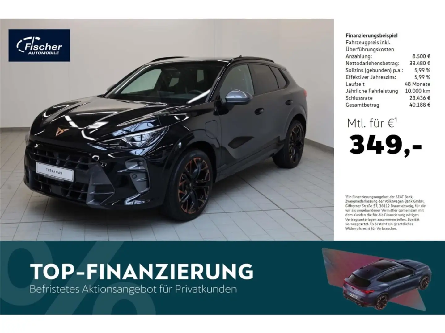 CUPRA Terramar 1.5 e-Hybrid VZ Schwarz - 1