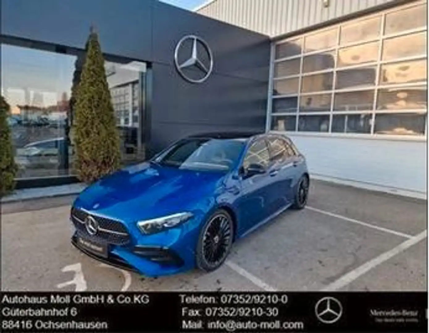 Mercedes-Benz A 220 d AMG-Line|Kamera|Distr|Memo|Pano|Keyless| Azul - 1