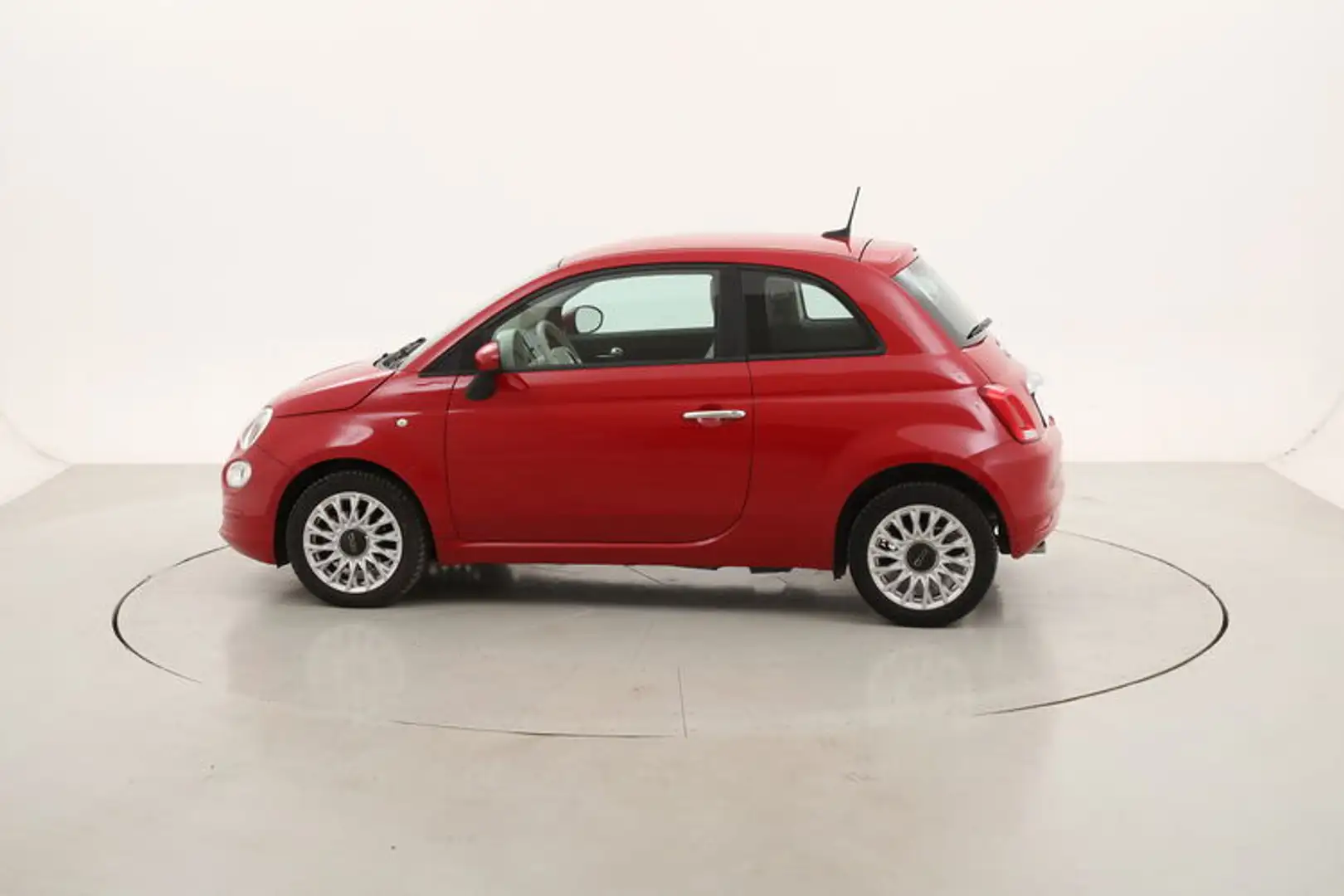 Fiat 500 Hybrid Lounge 1.0 Mild Hybrid 70CV Rouge - 2