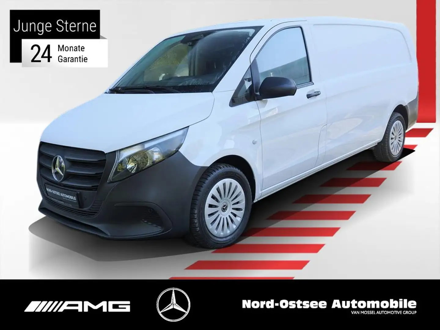 Mercedes-Benz Vito 116 EXTRALANG NEUES MODELL AHK KAM NAV MBUX Wit - 1