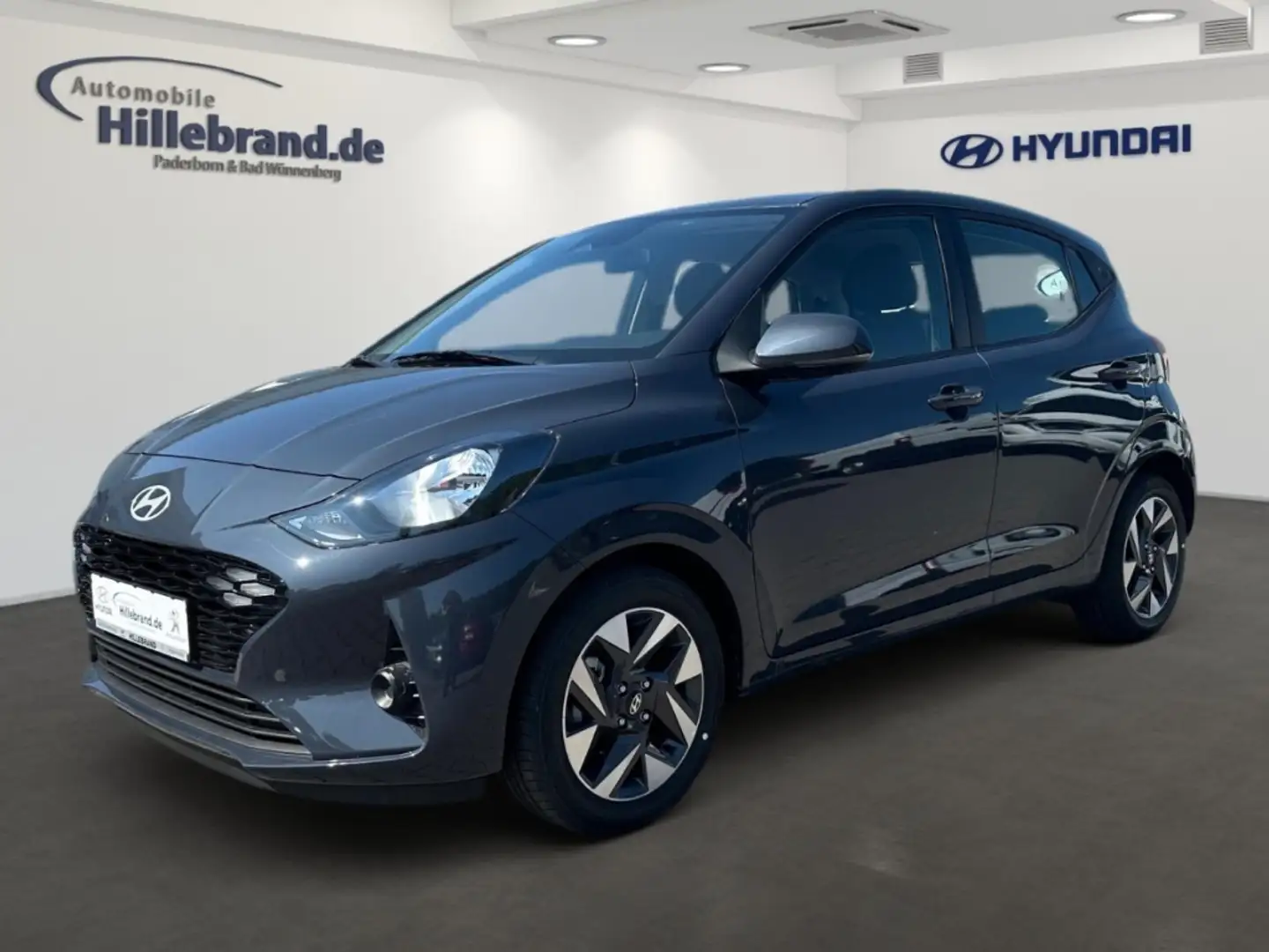 Hyundai i10 Trend 1.2 EU6e Navi Apple CarPlay Android Auto Mus Gris - 1