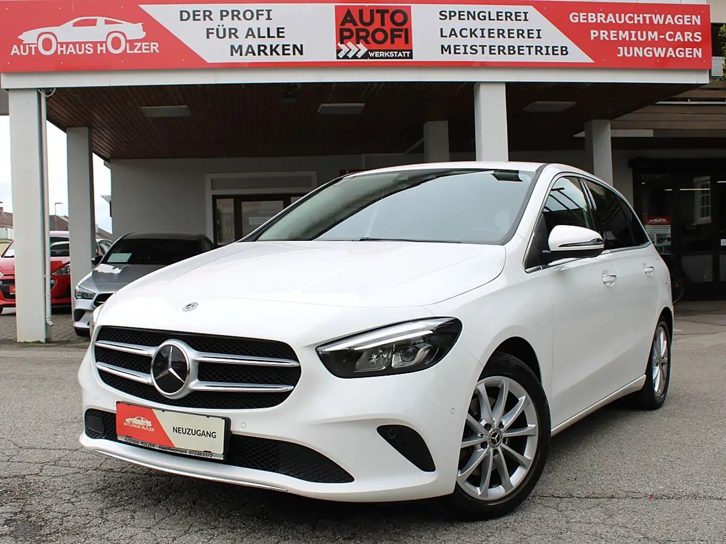 Mercedes-Benz B 200 d Aut. *Anhängerkupplung, KEYLESS, Rü.Kam* Weiß - 1