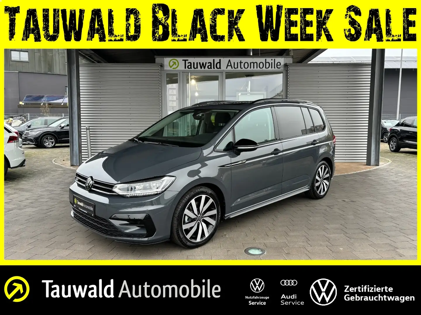 Volkswagen Touran 1.5 TSI DSG Highline R-LINE/AHK/7-SITZE Grau - 1