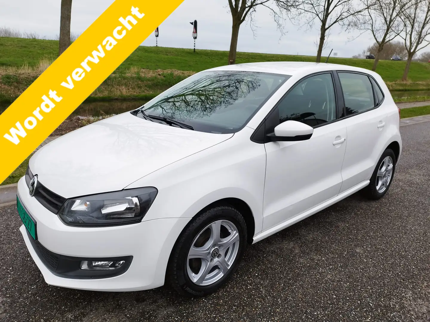 Volkswagen Polo 1.2-12V ** 5 DRS ** 138.528 km ** Airco ** Stoelve Weiß - 1