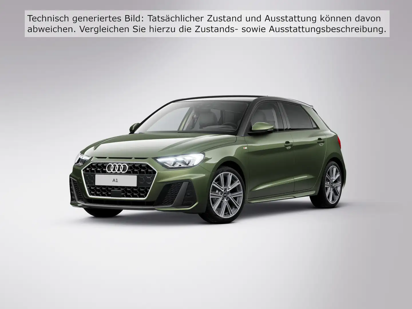 Audi A1 30 TFSI S LINE LM17 LED NAVI PRIVAC Grün - 2