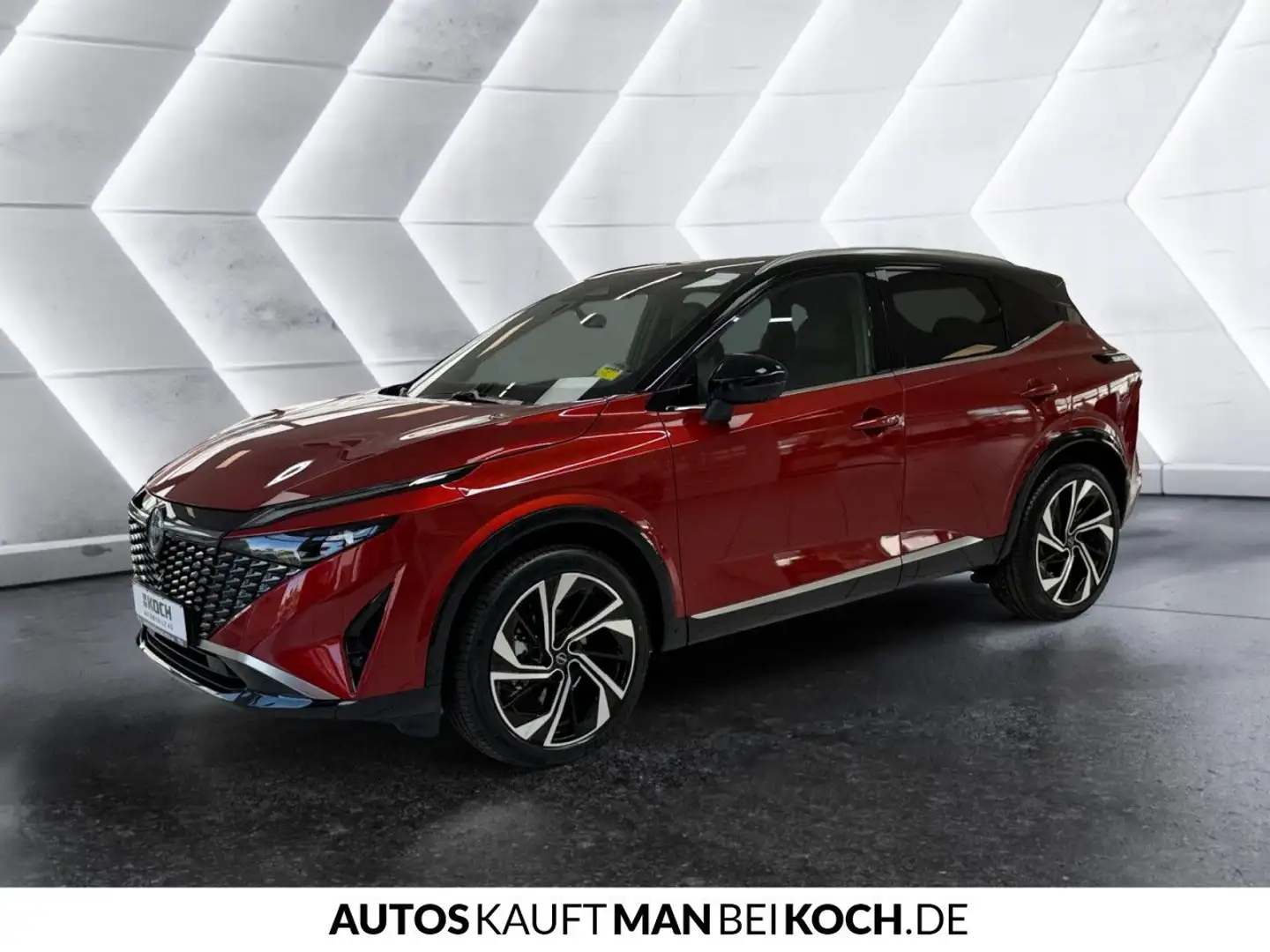 Nissan Qashqai 1.3 DIG-T Tekna + M.Hybrid AT PD Navi LED Rot - 2