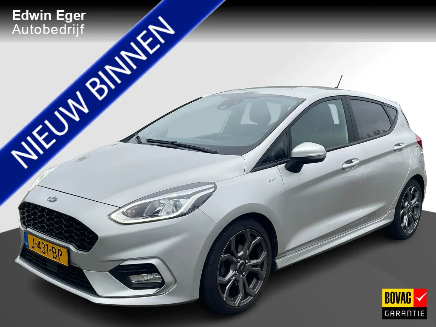 Ford Fiesta 1.0 ST-Line | Navi | Apple Carplay | Android Auto Grijs - 1