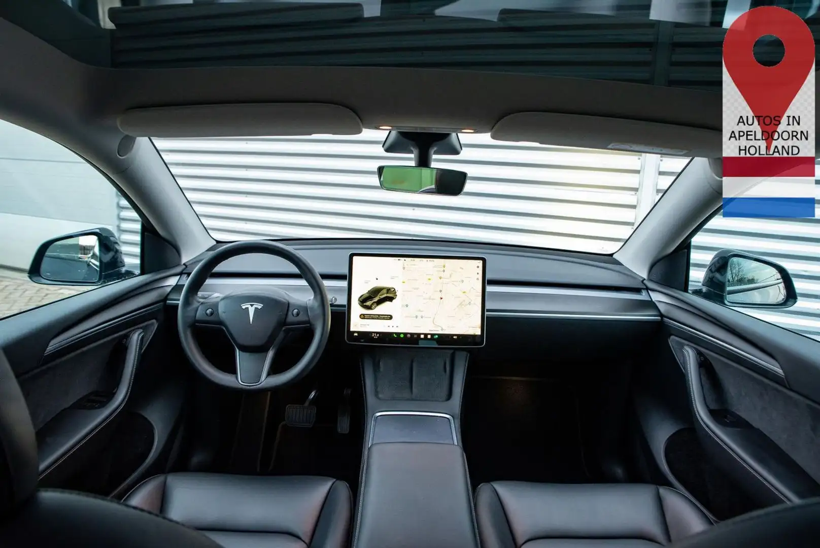 Tesla Model Y Long Range 75 kWh Stuurverw. Panodak Schwarz - 2