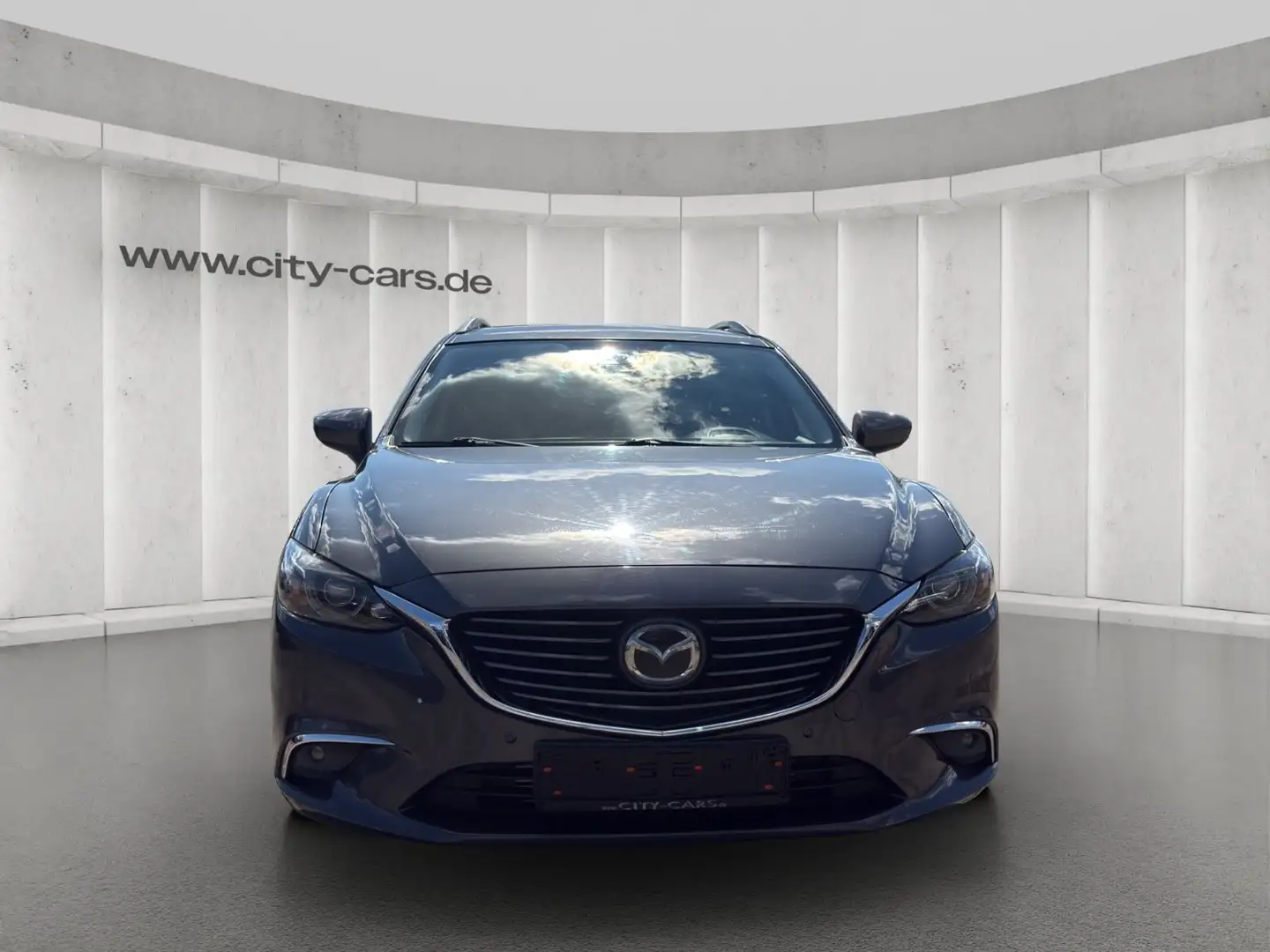 Mazda 6 Kombi Sports-Line AWD*Autom.*Leder*Head UP*AHK Grijs - 2