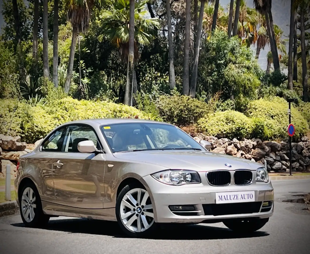 BMW 120 120dA Coupé Beige - 2