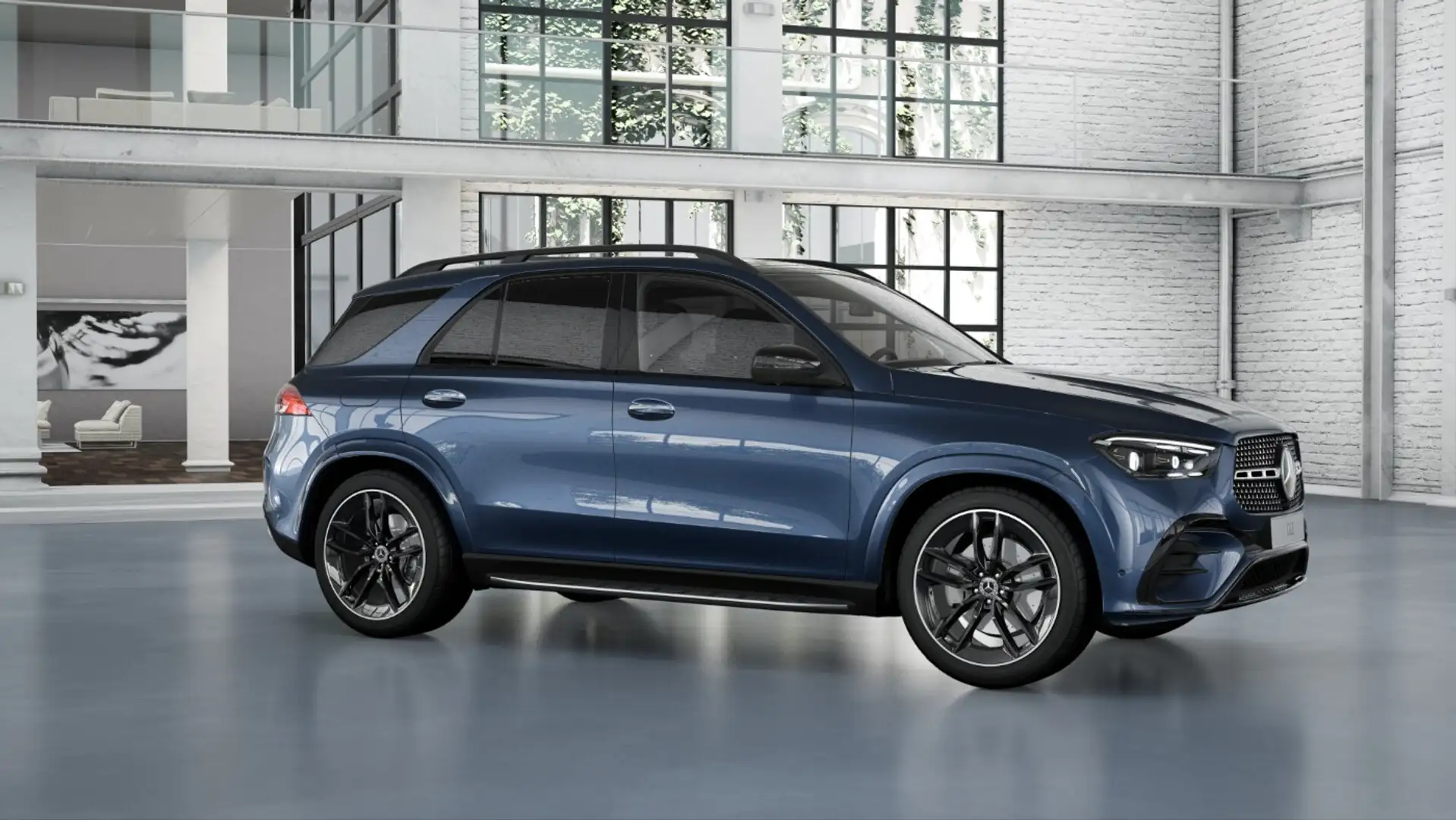 Mercedes-Benz GLE 450 d 4MATIC Navi,Rückfahrkamera,Klimaautomatik, Bleu - 2